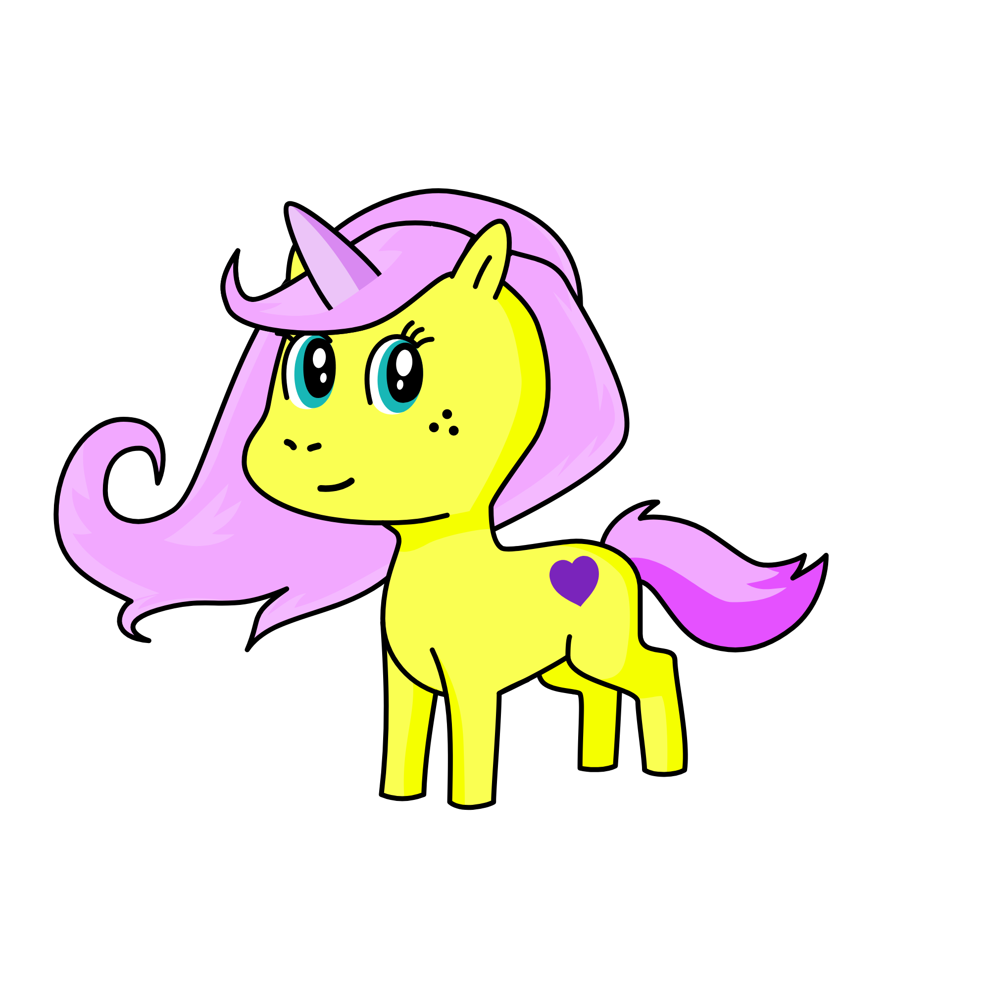 fluttershy, the unicorn