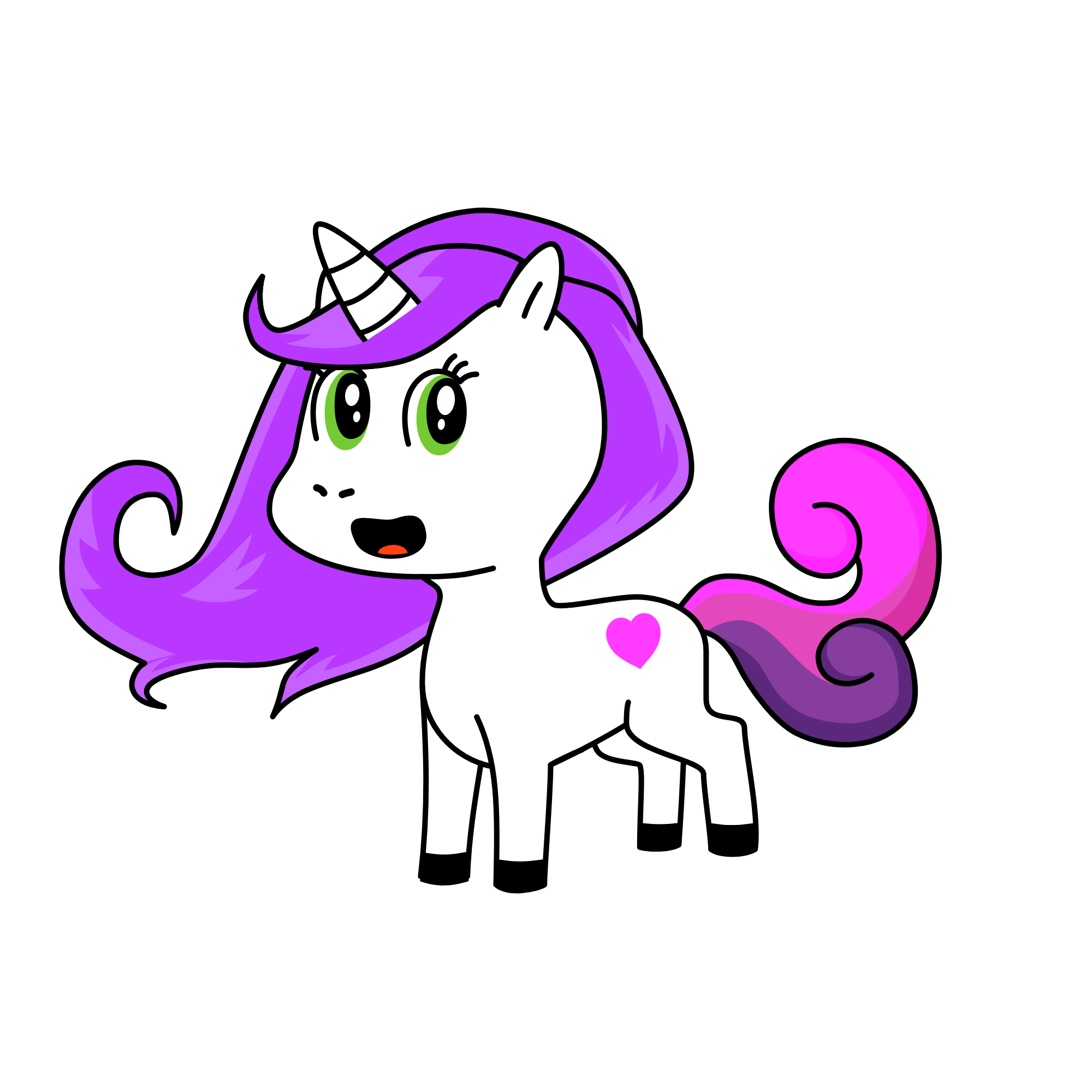 Sweetie belle, the unicorn