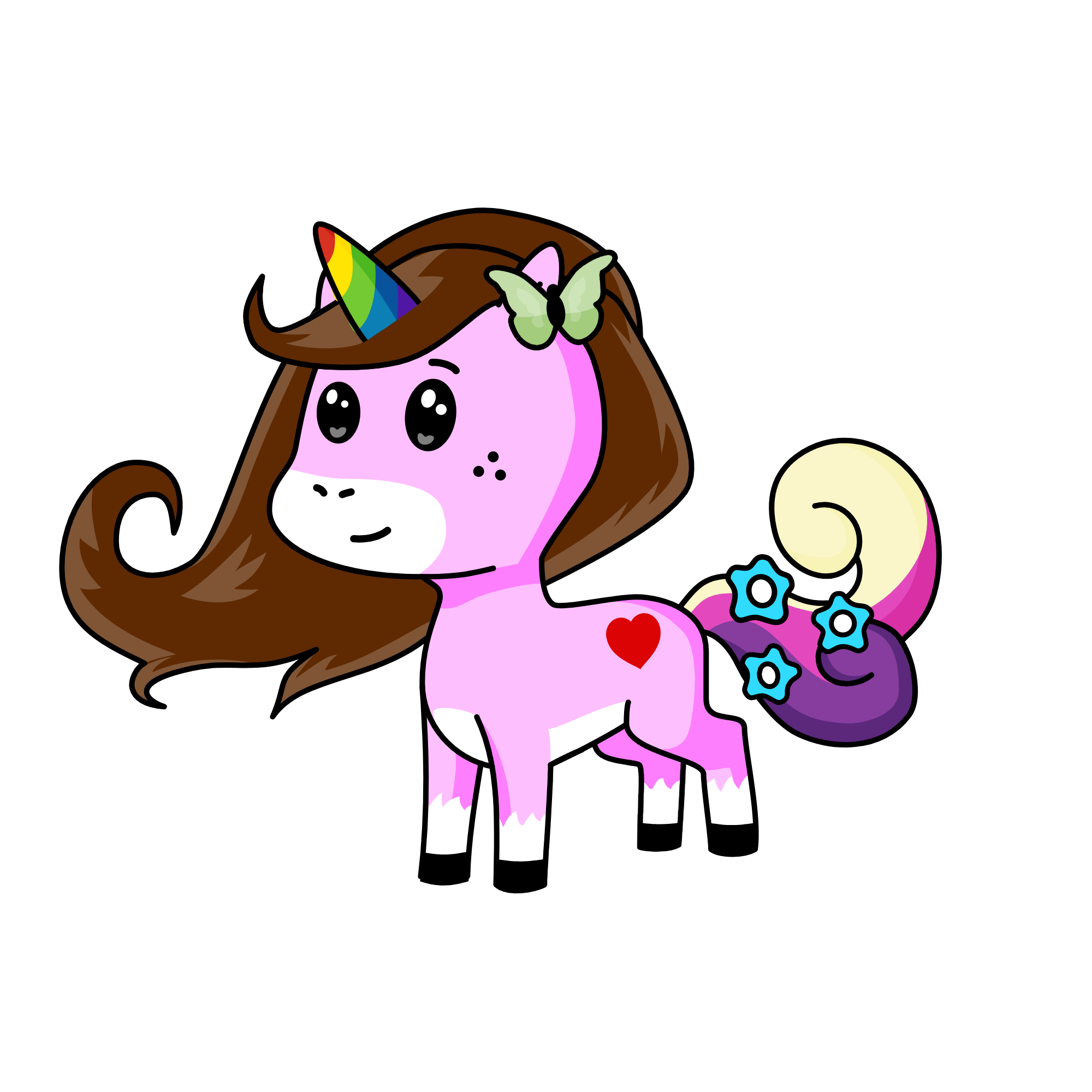 Beautiful, the unicorn