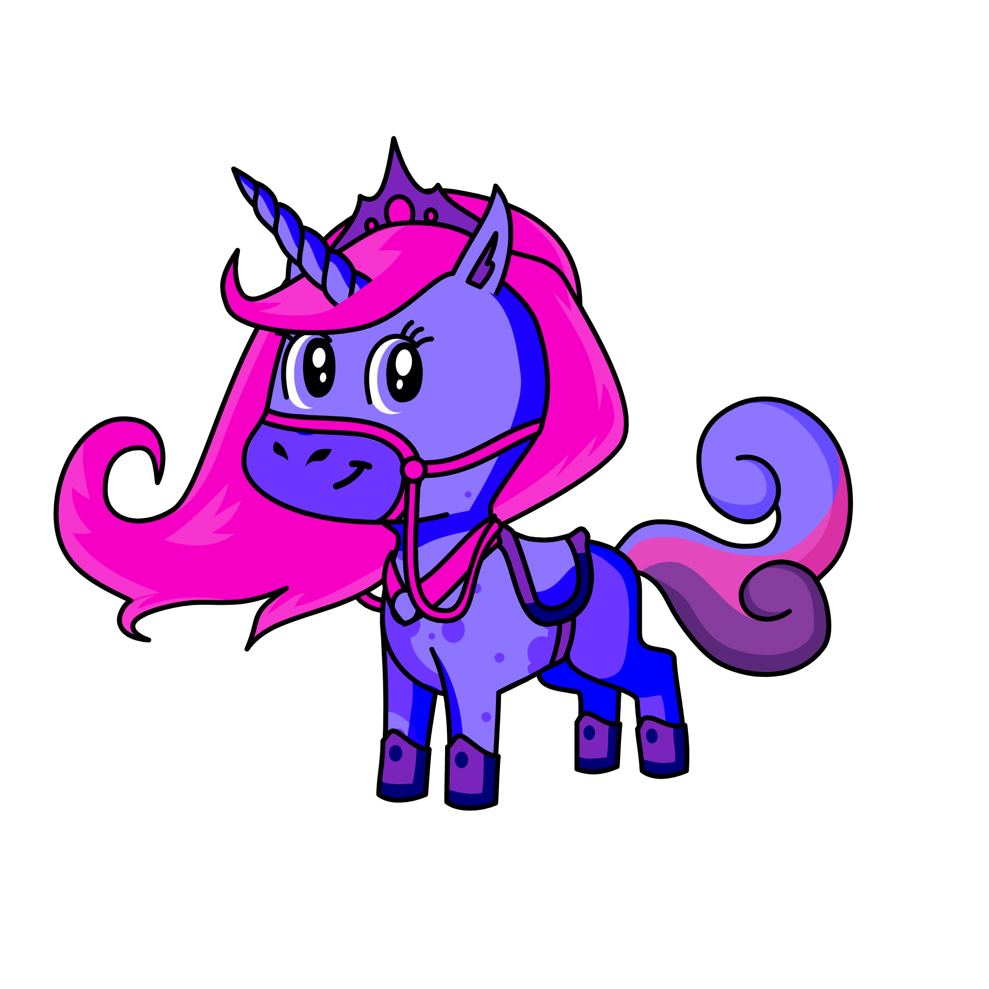 Princess Purples, the unicorn