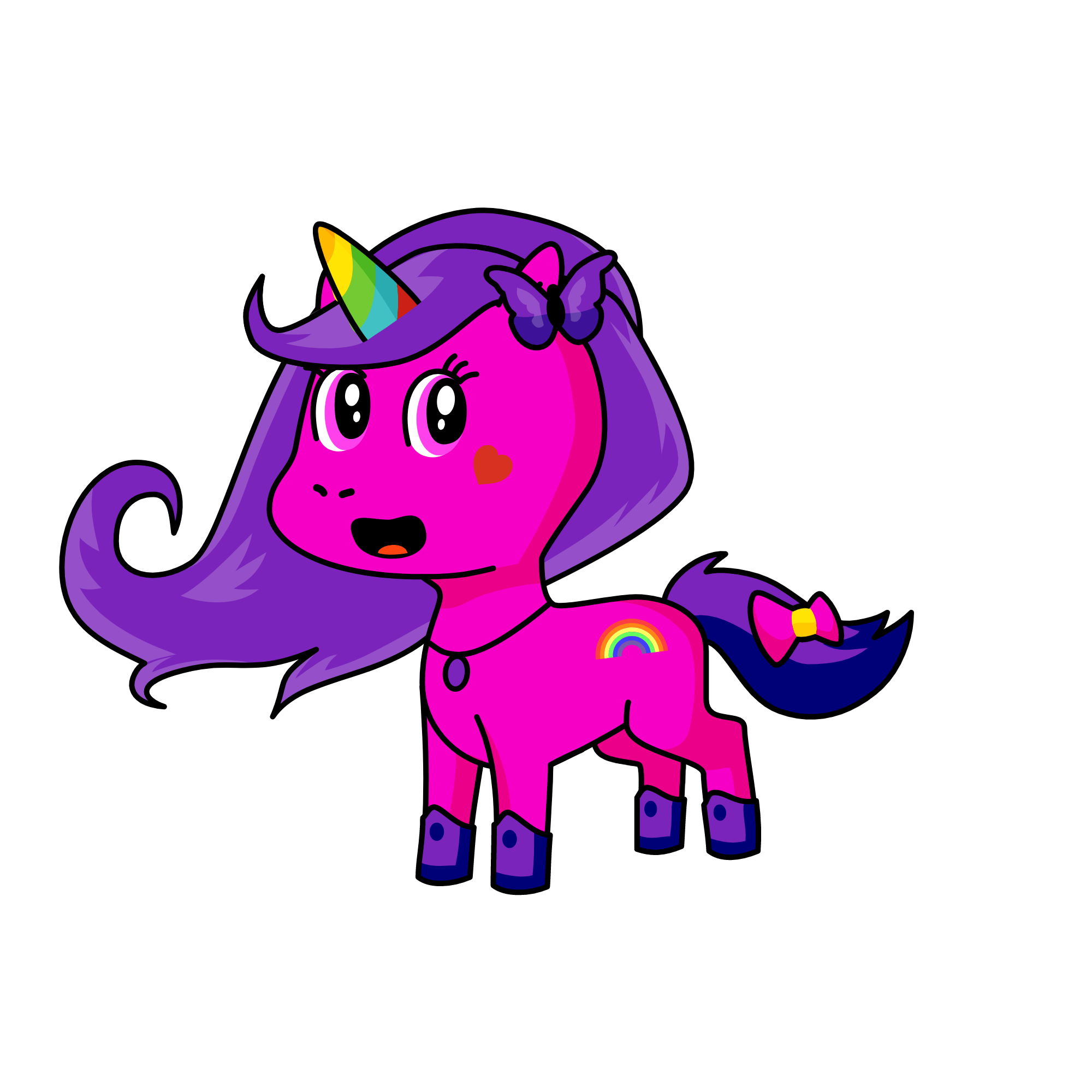 Pinkie, the unicorn