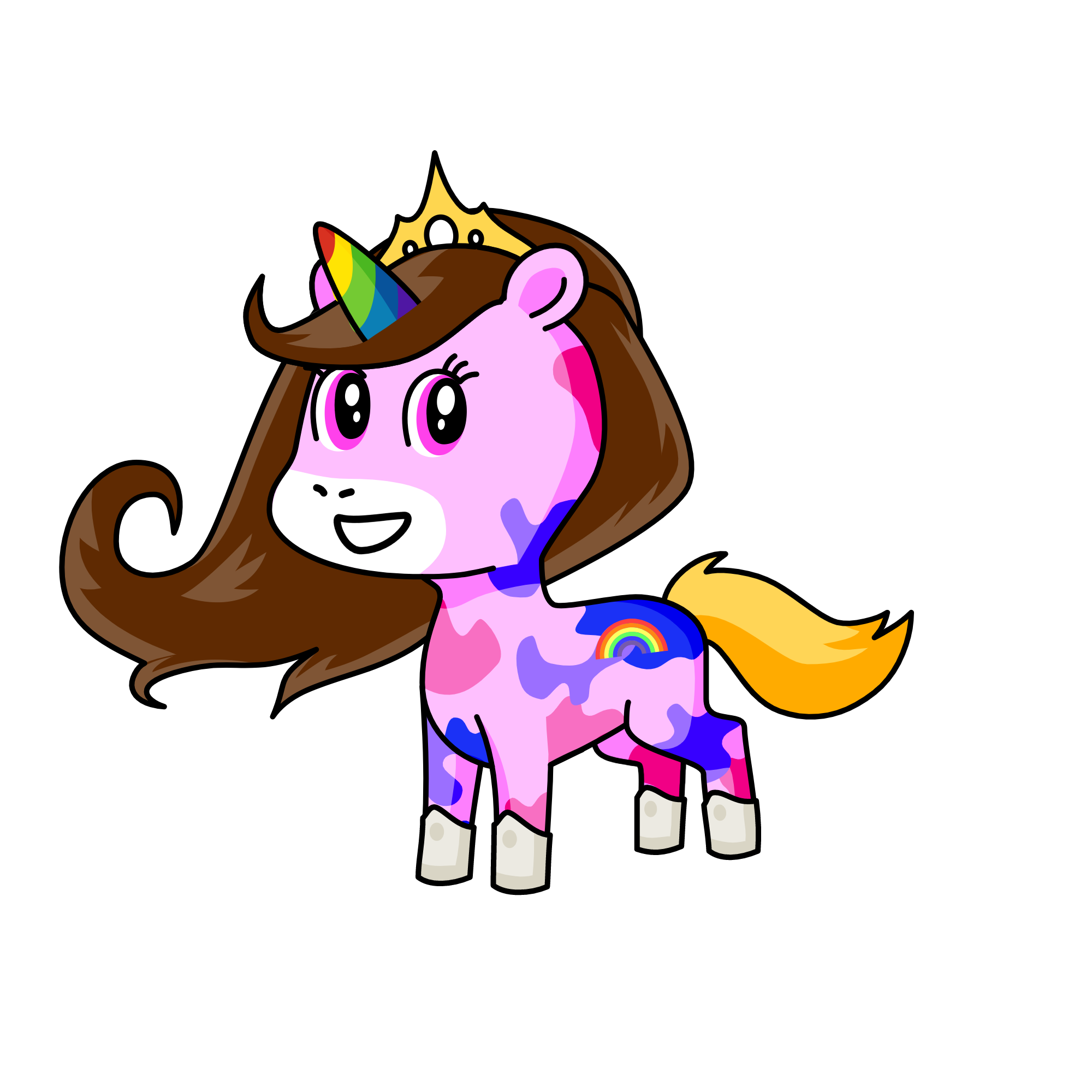Rainbow Sparkle, the unicorn