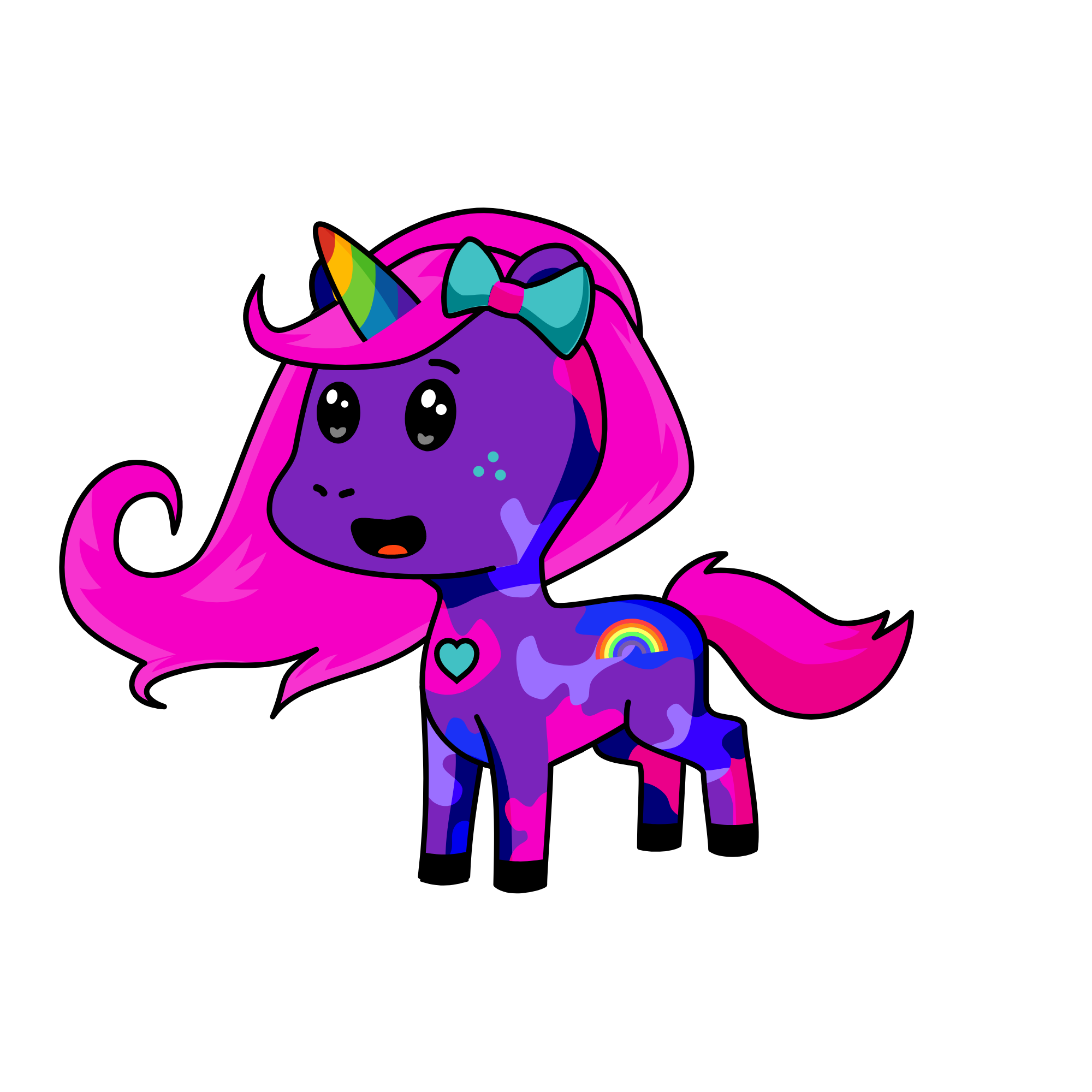 Bowie Beamheart, the unicorn