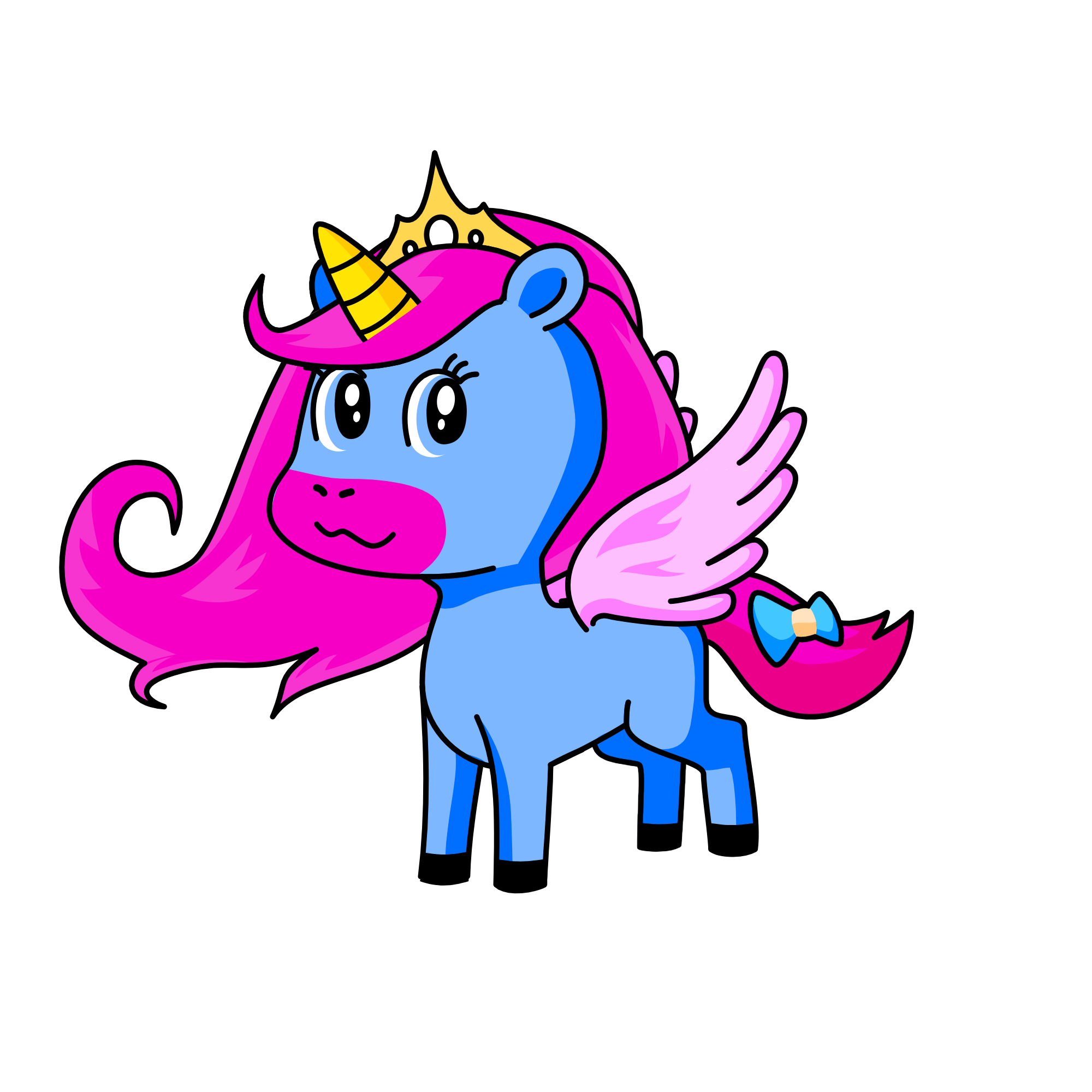 Our princess Ellie of the par, the unicorn