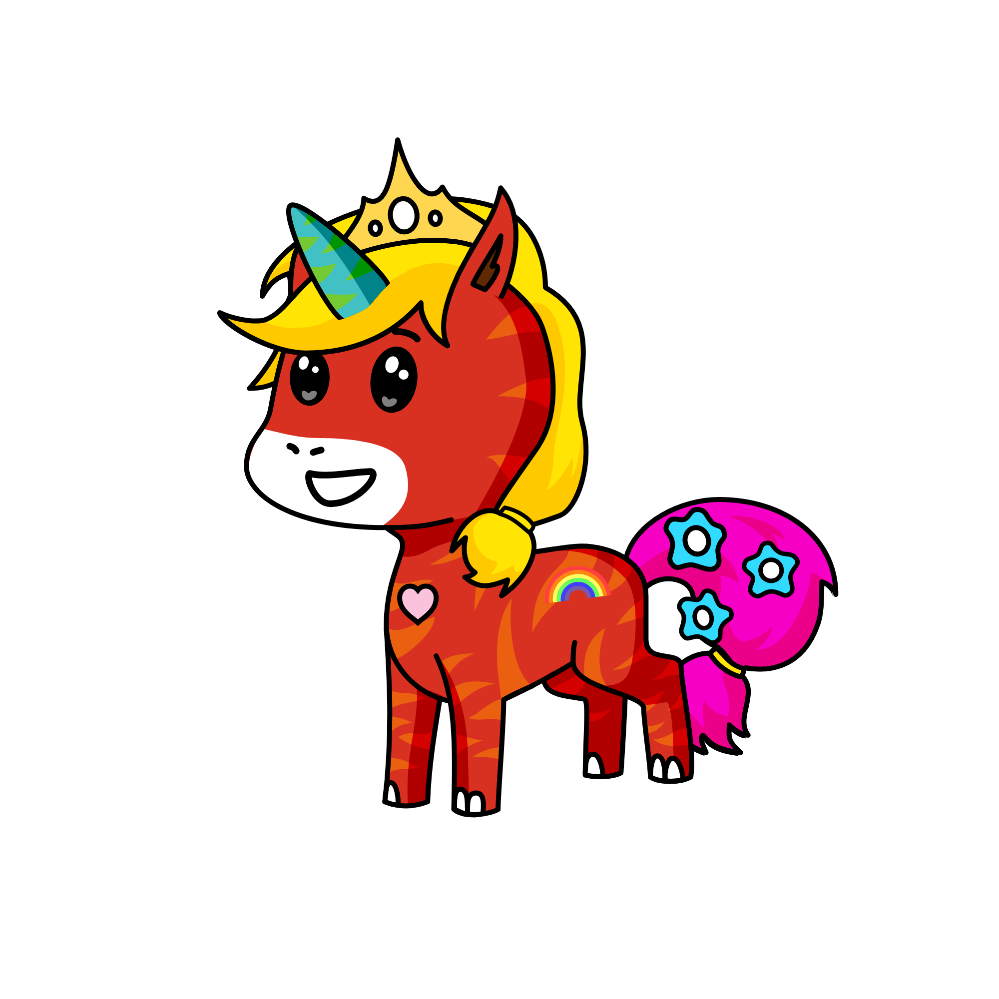 MINNIE, the unicorn