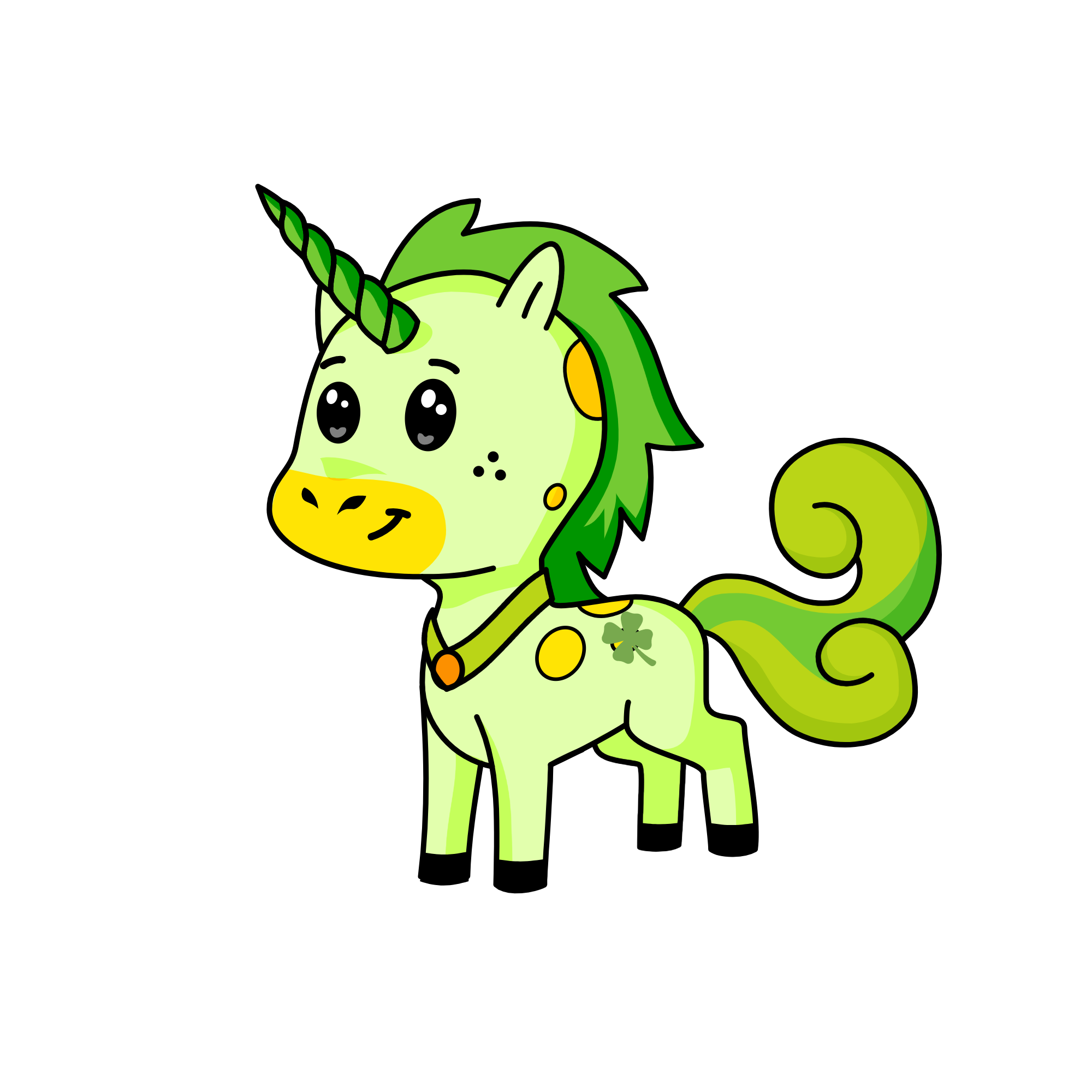 Lucky, the unicorn