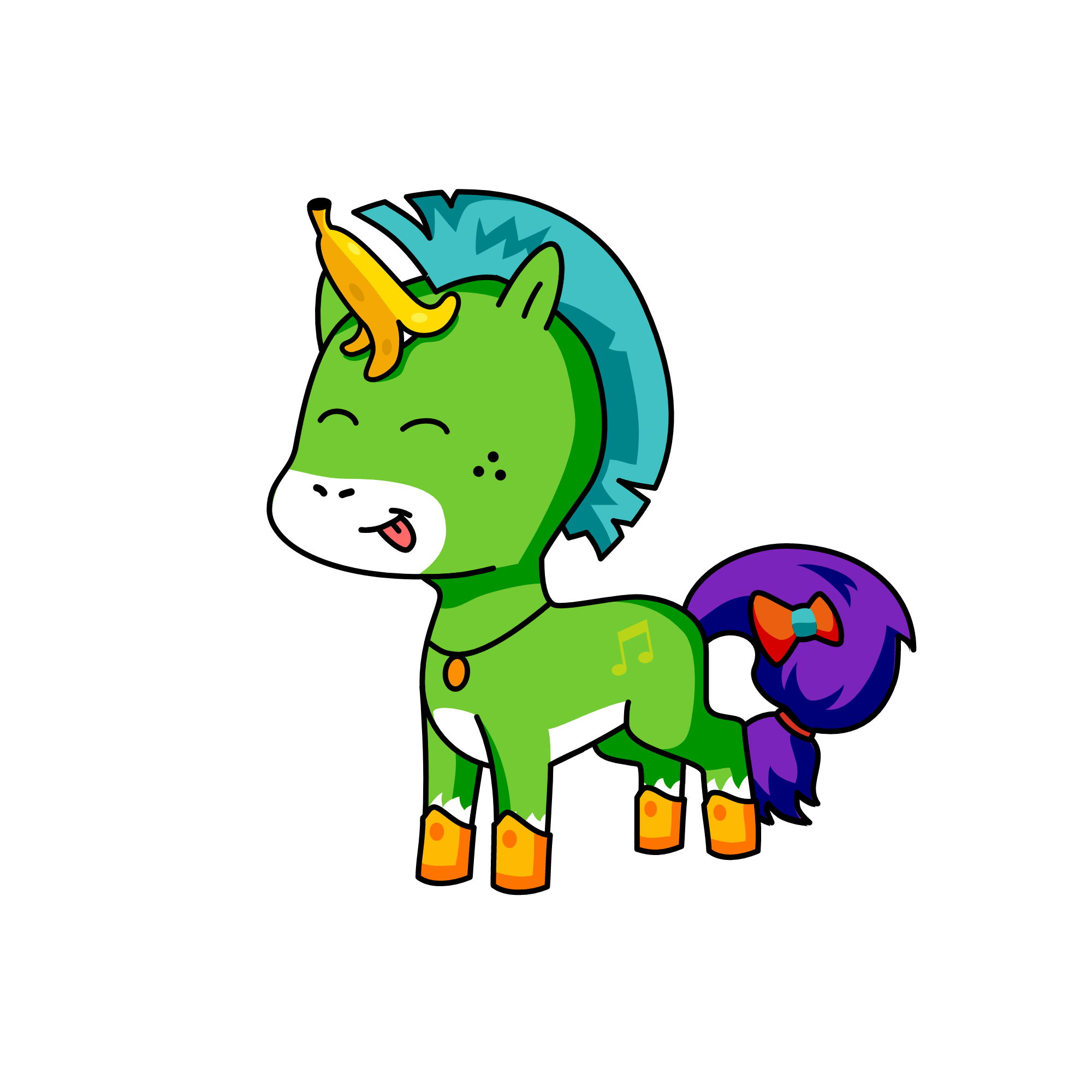 Ba-Na-Na-Slug, Slug, Slug!, the unicorn