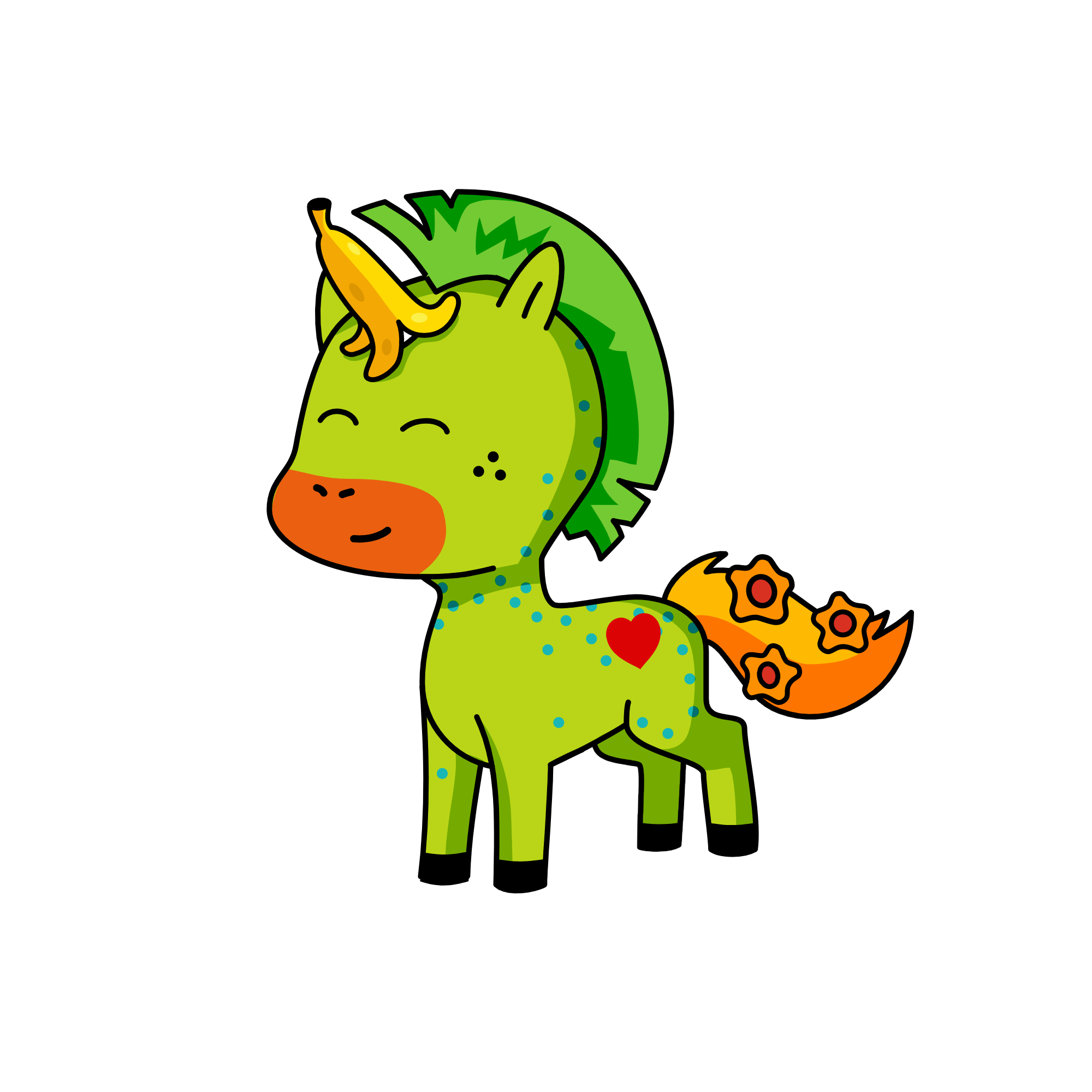 A, the unicorn