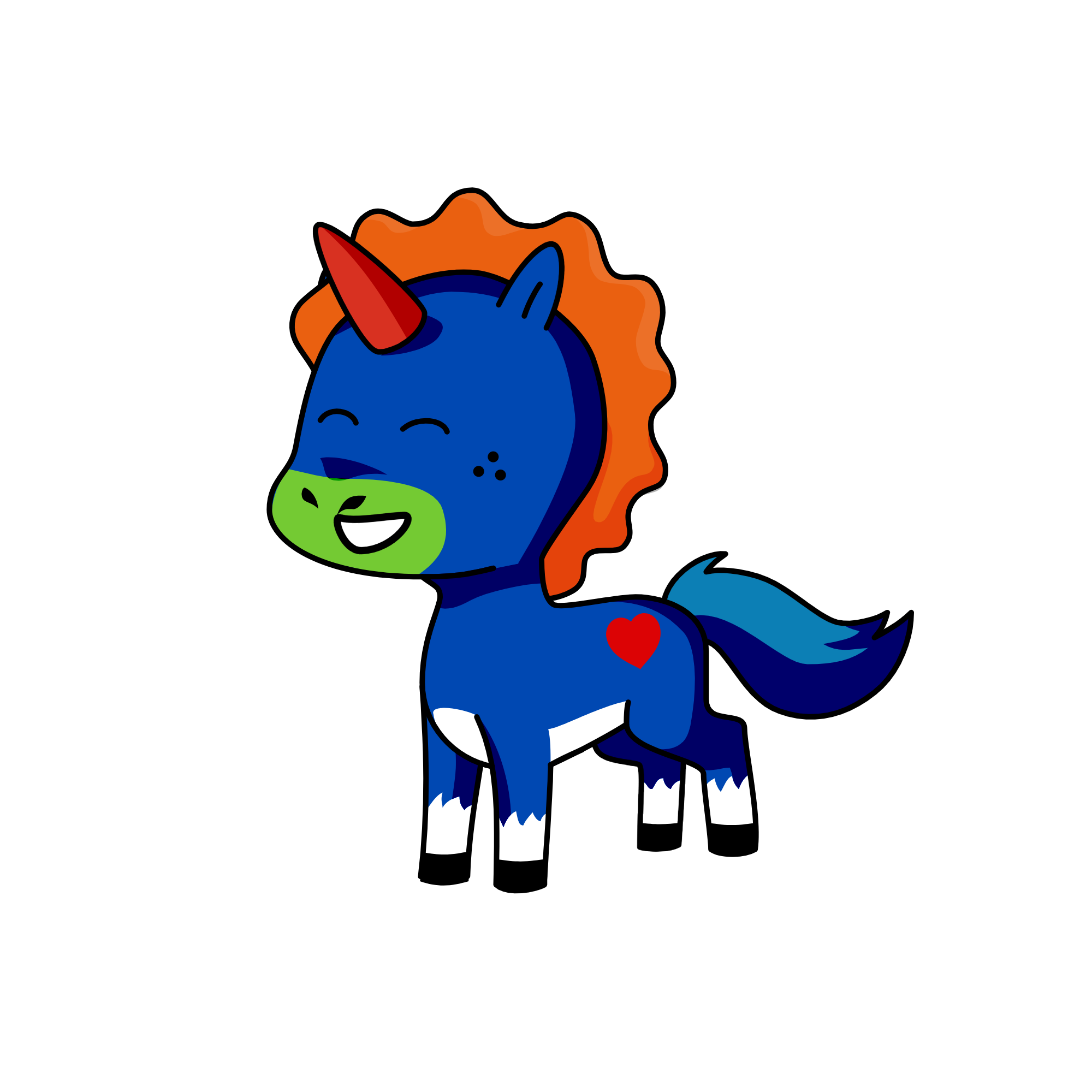 A, the unicorn