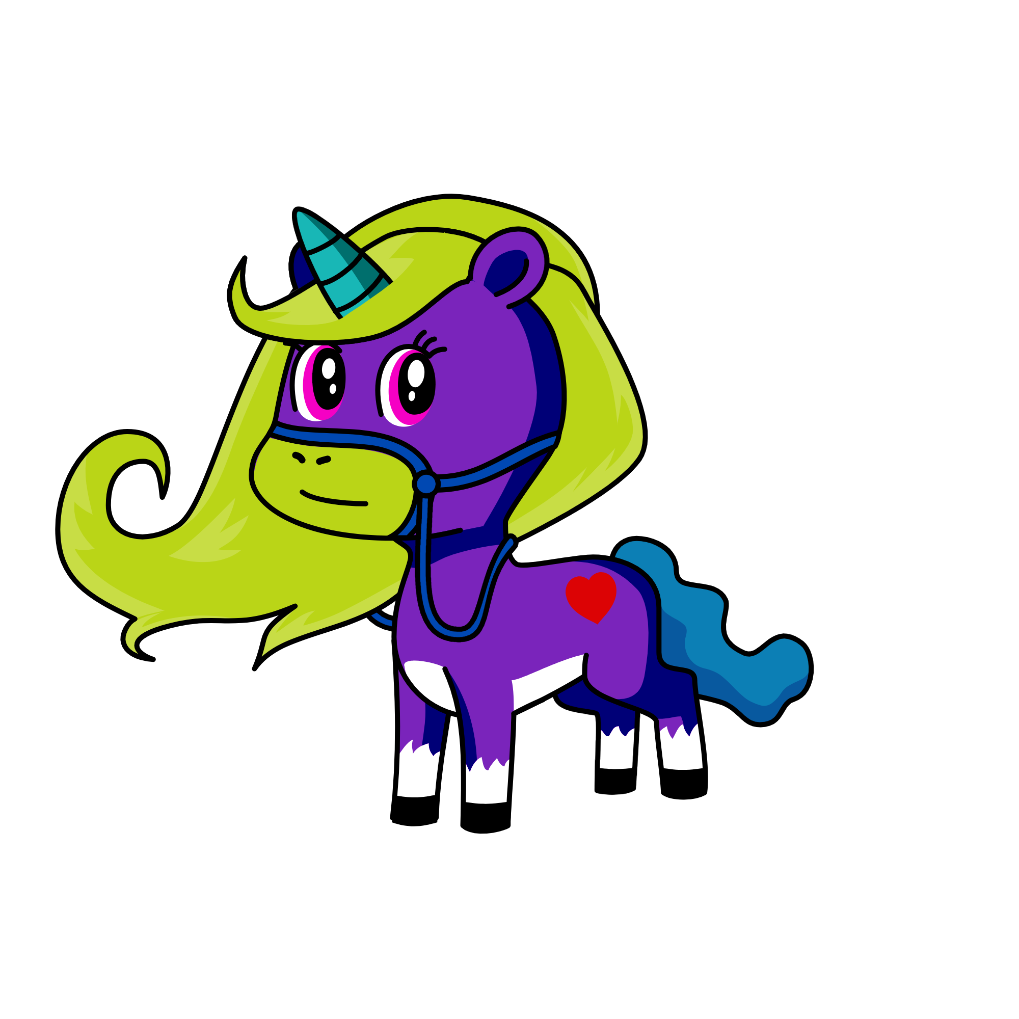 v, the unicorn