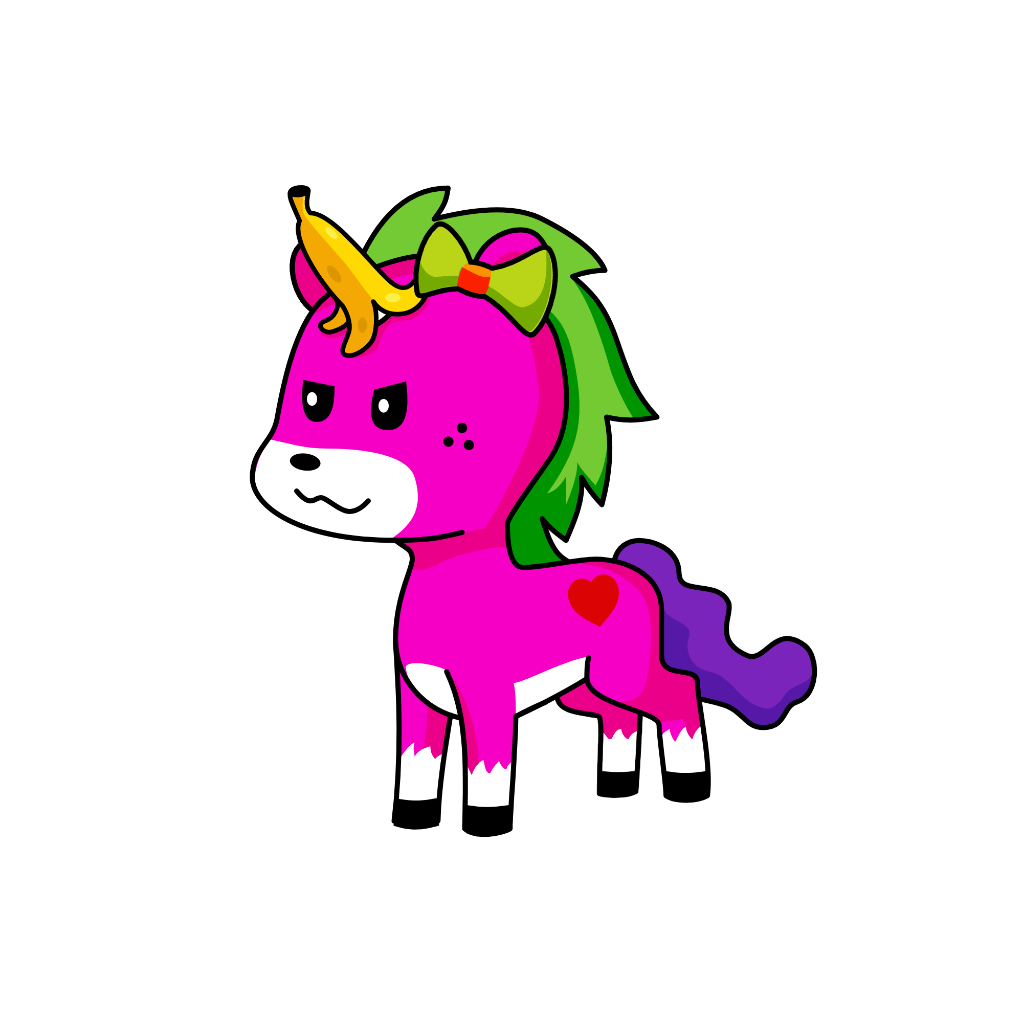 h, the unicorn