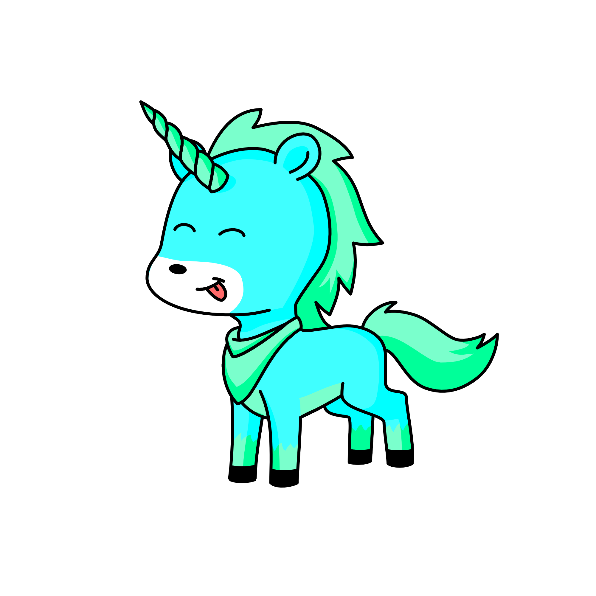 Aqua, the unicorn