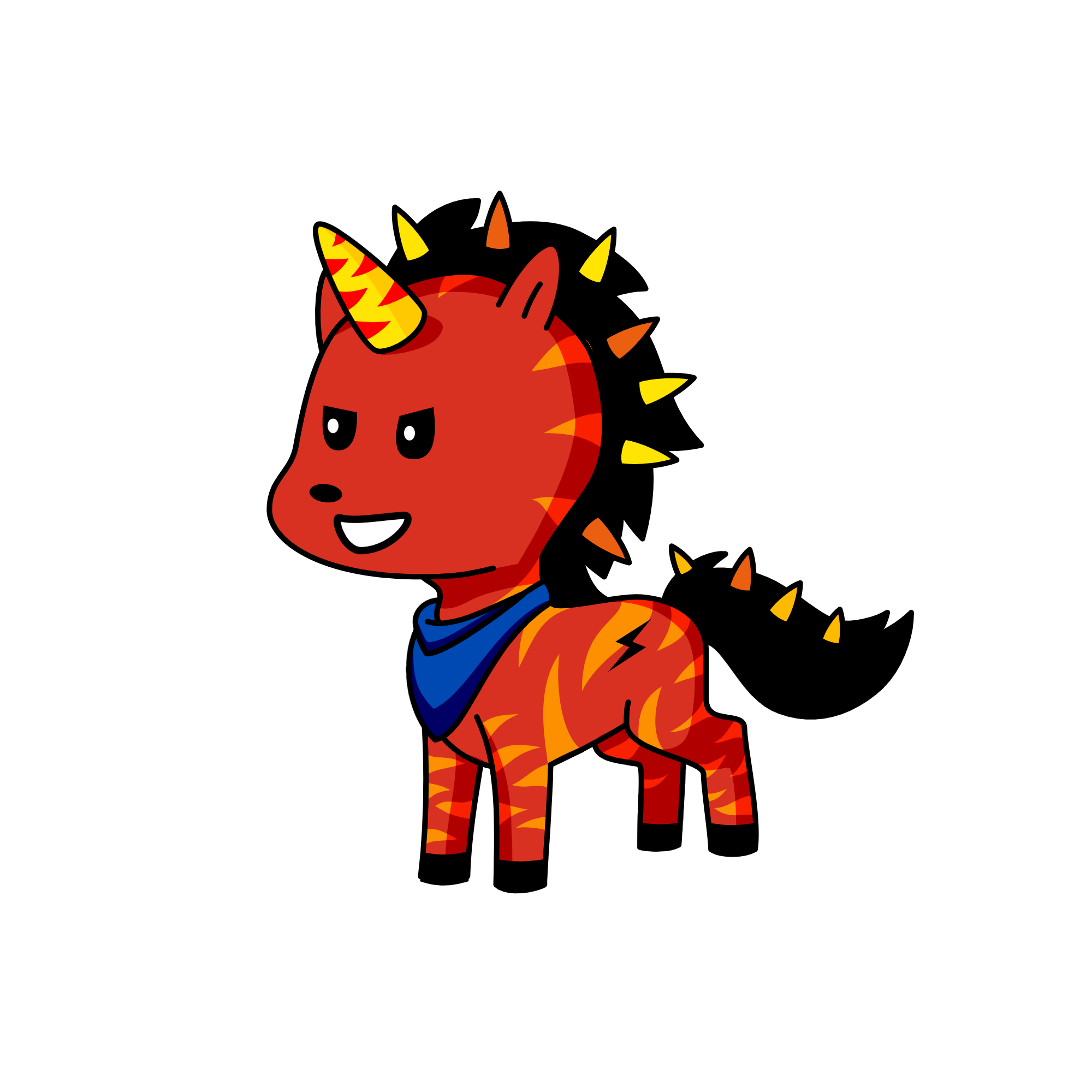 Bl@ze, the unicorn