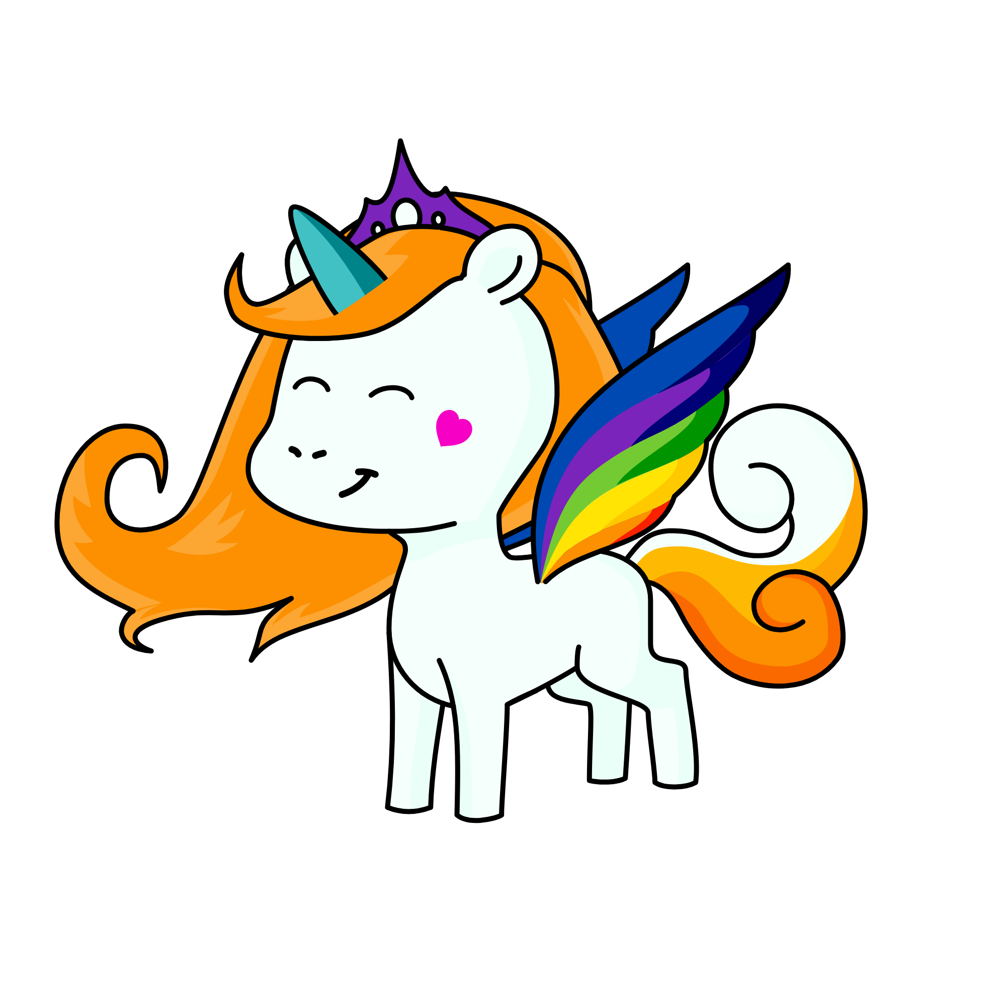 flower, the unicorn