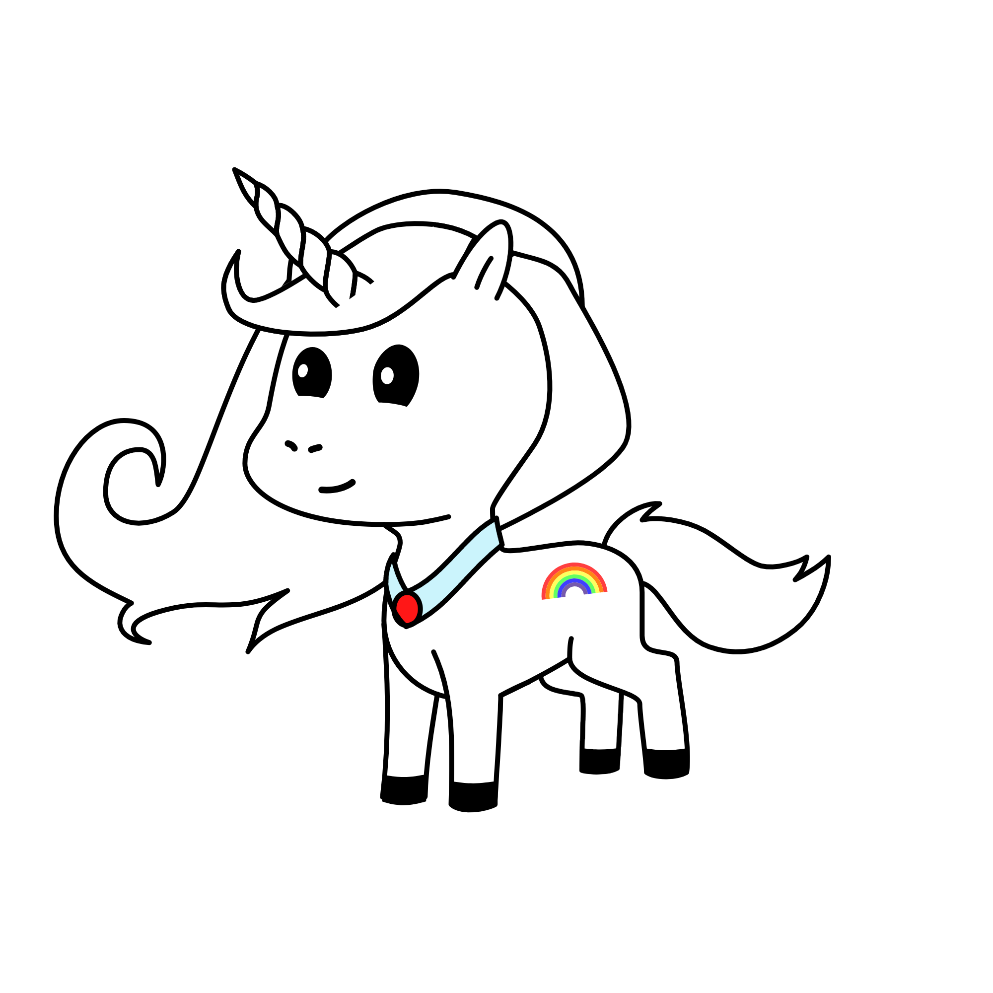 kate the snowie  unicorn, the unicorn