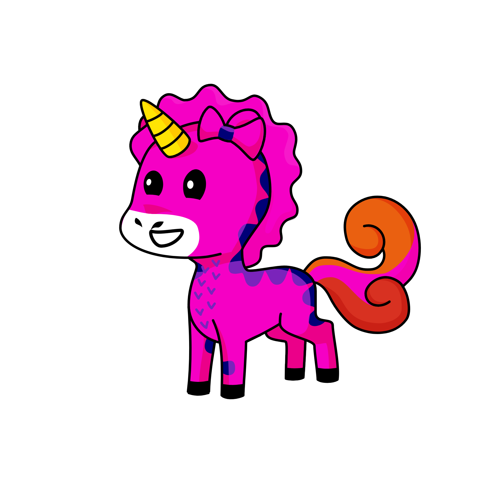 pinky, the unicorn