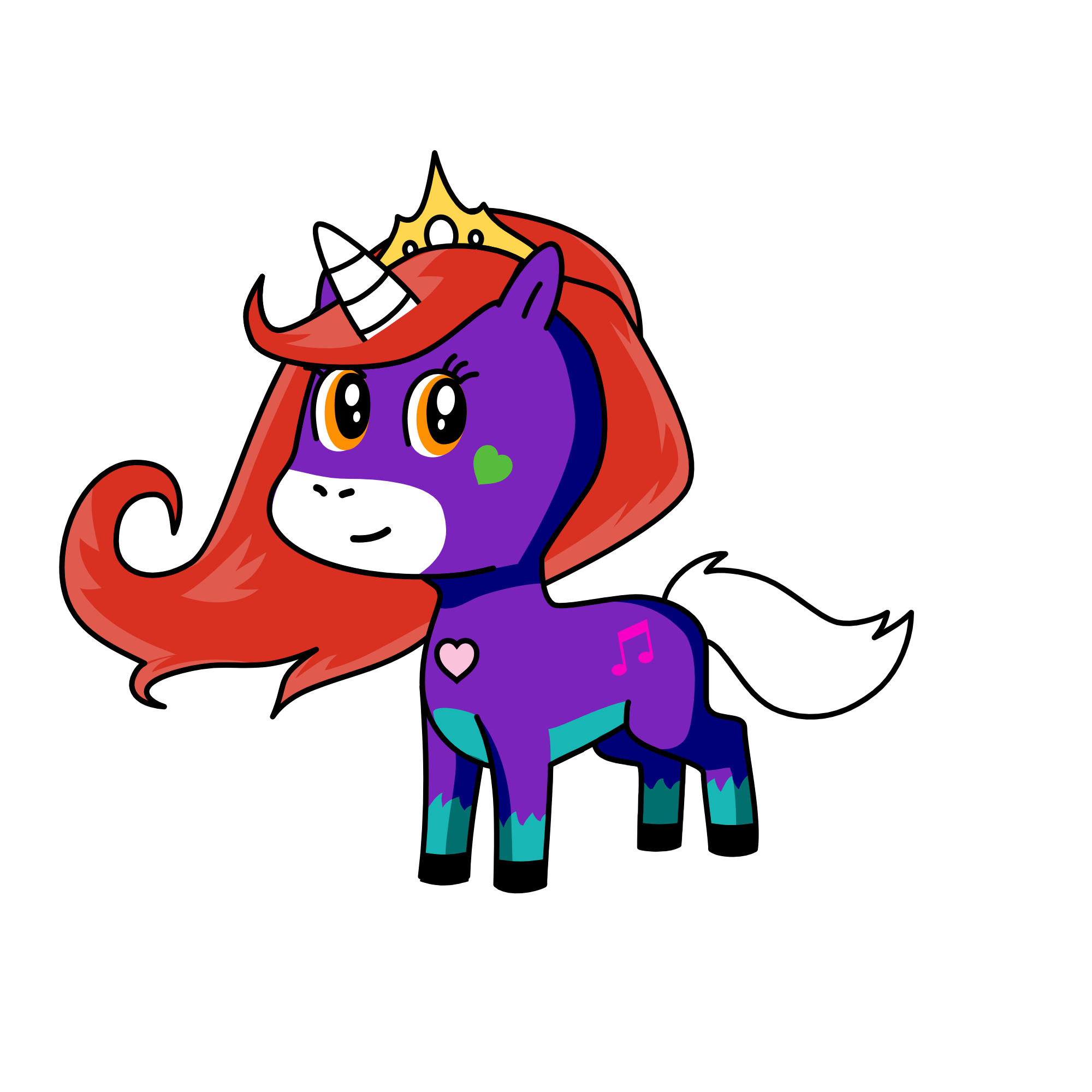 RAINIA, the unicorn