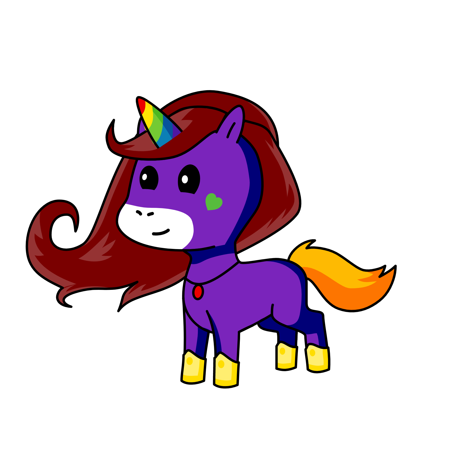 purple corn, the unicorn