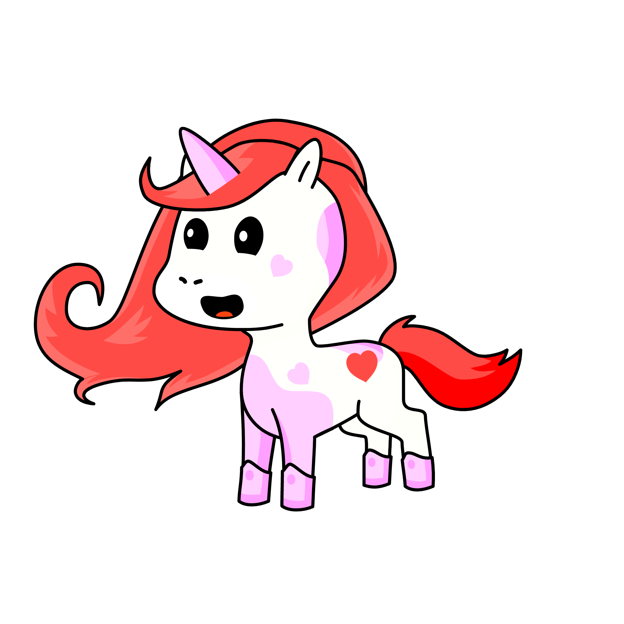 Valentine, the unicorn