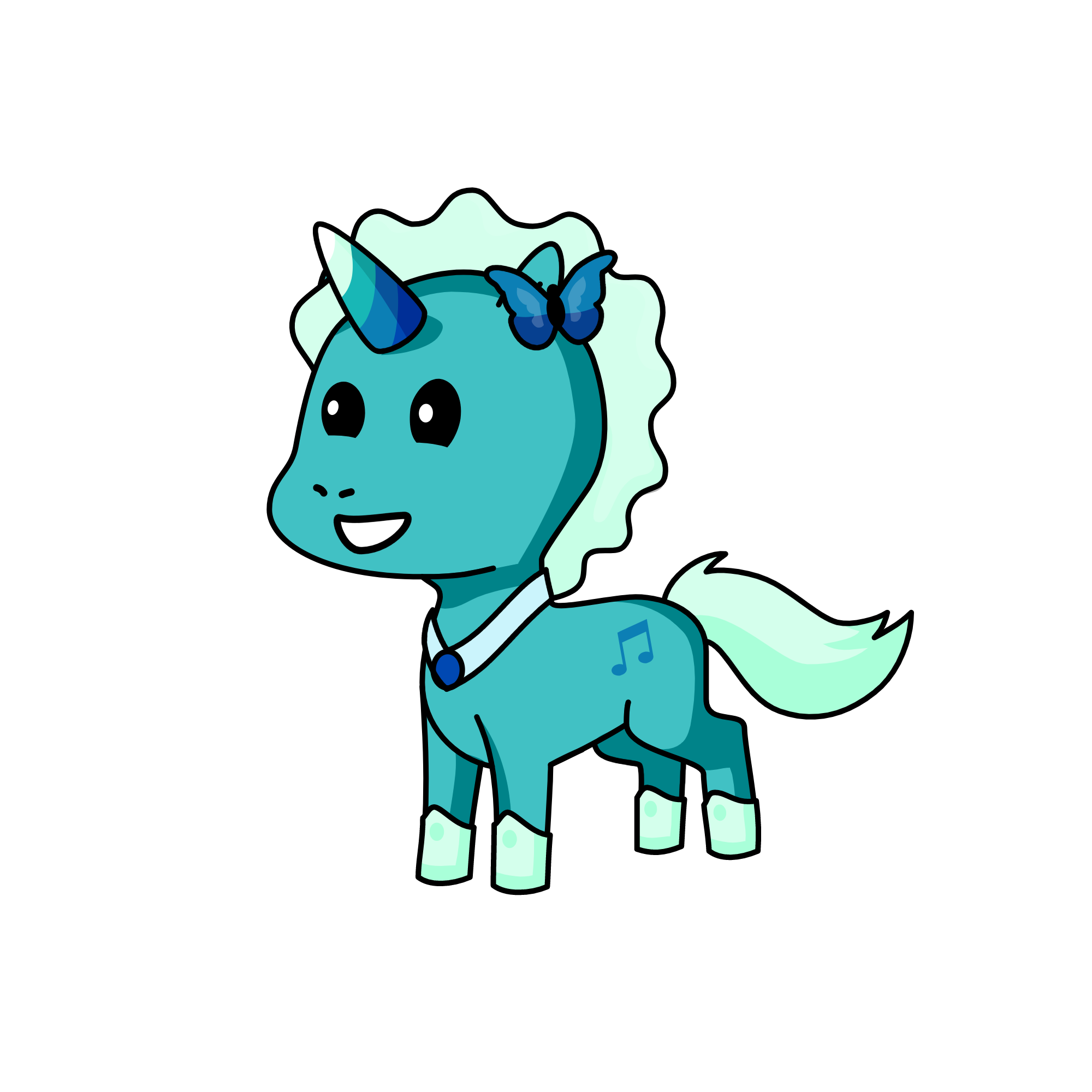 Icy, the unicorn