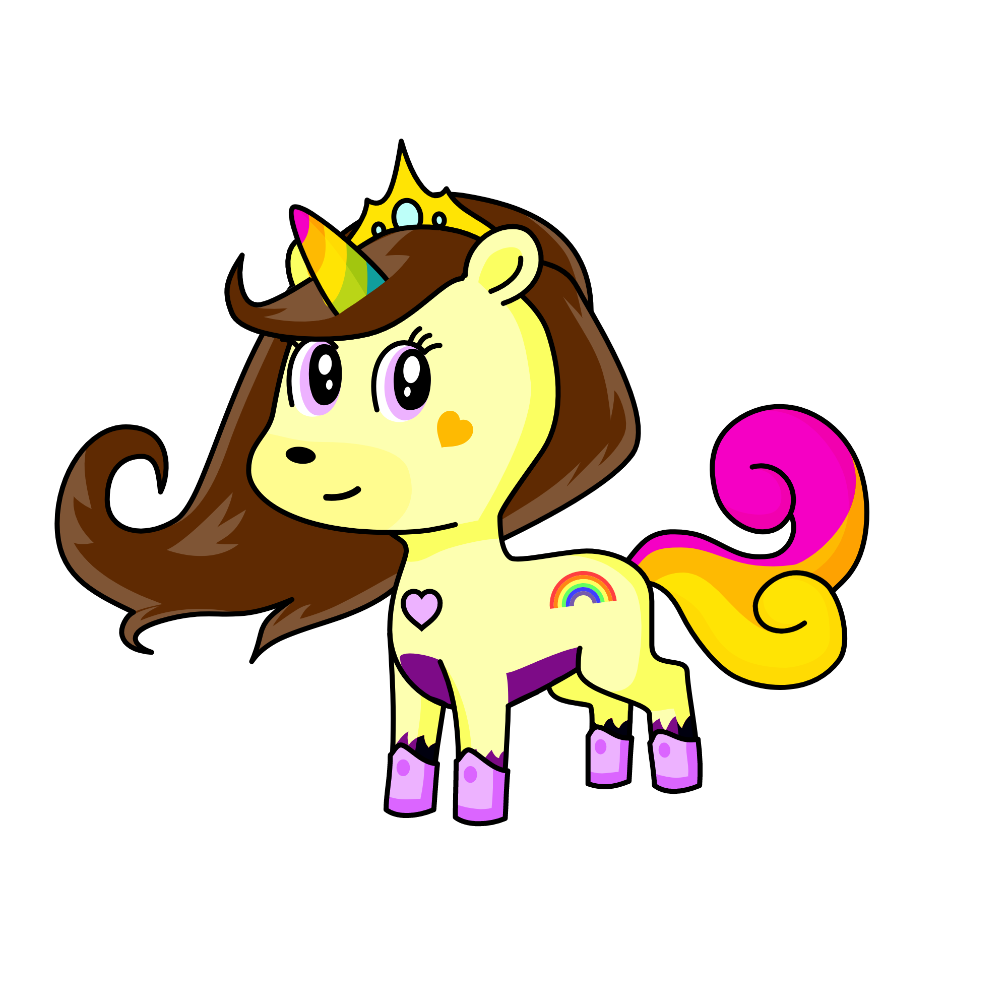 Pearl Shine, the unicorn