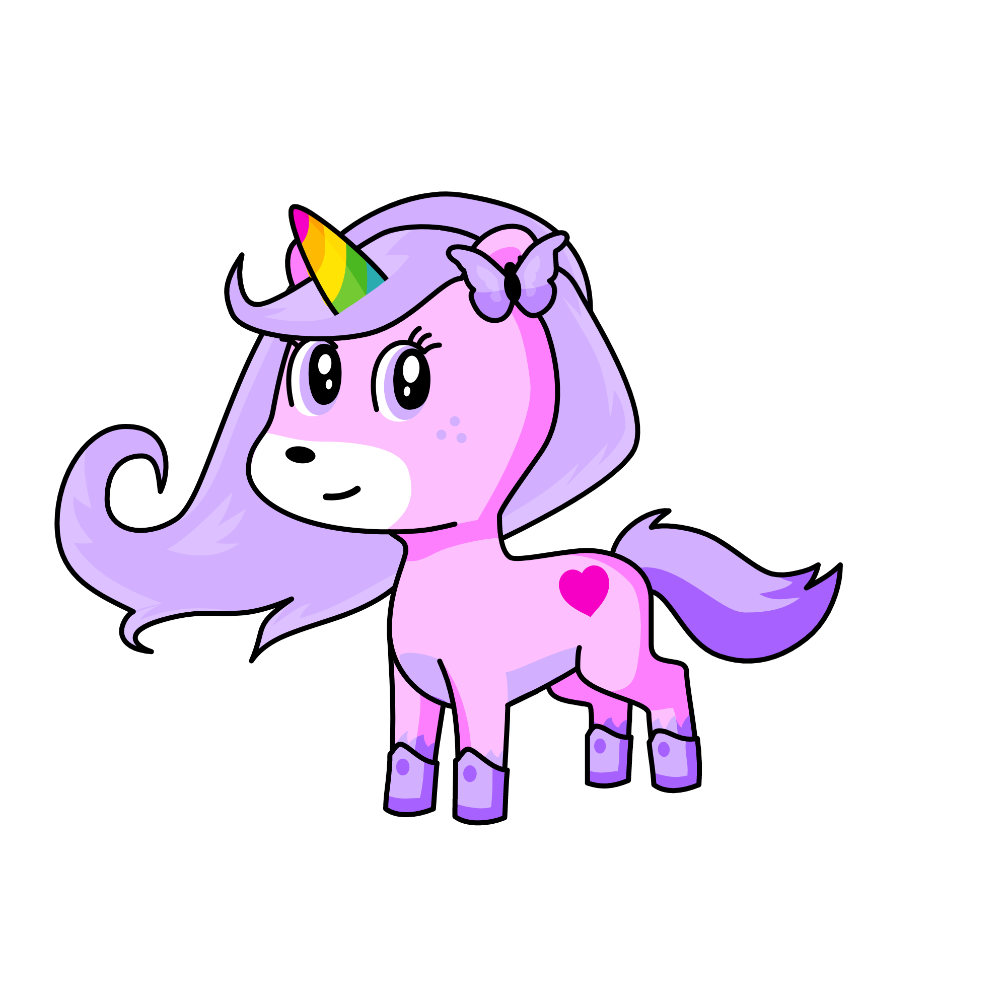 Pastel Beauty, the unicorn