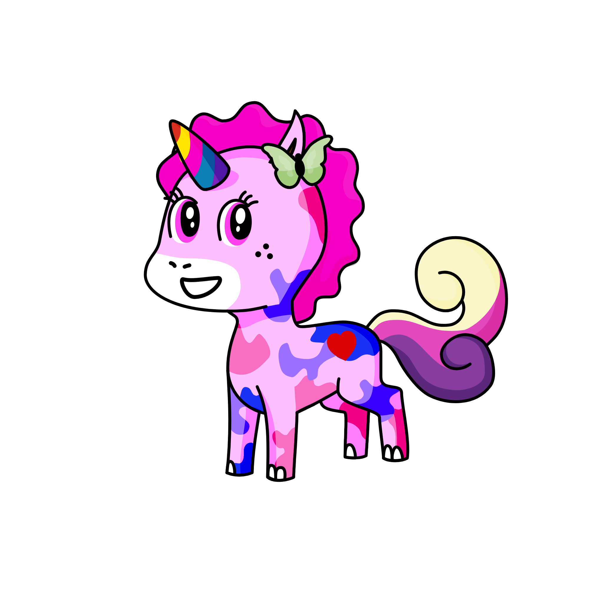 angelrushka, the unicorn