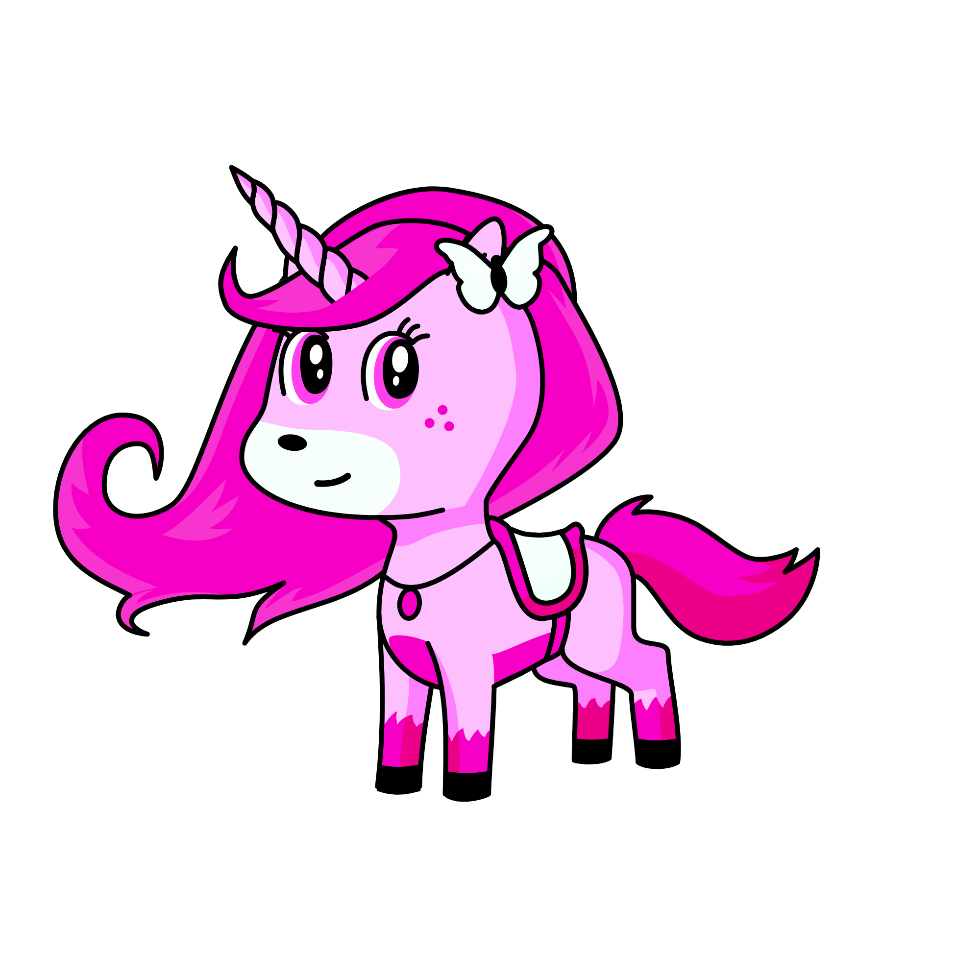 Snowball Delight, the unicorn