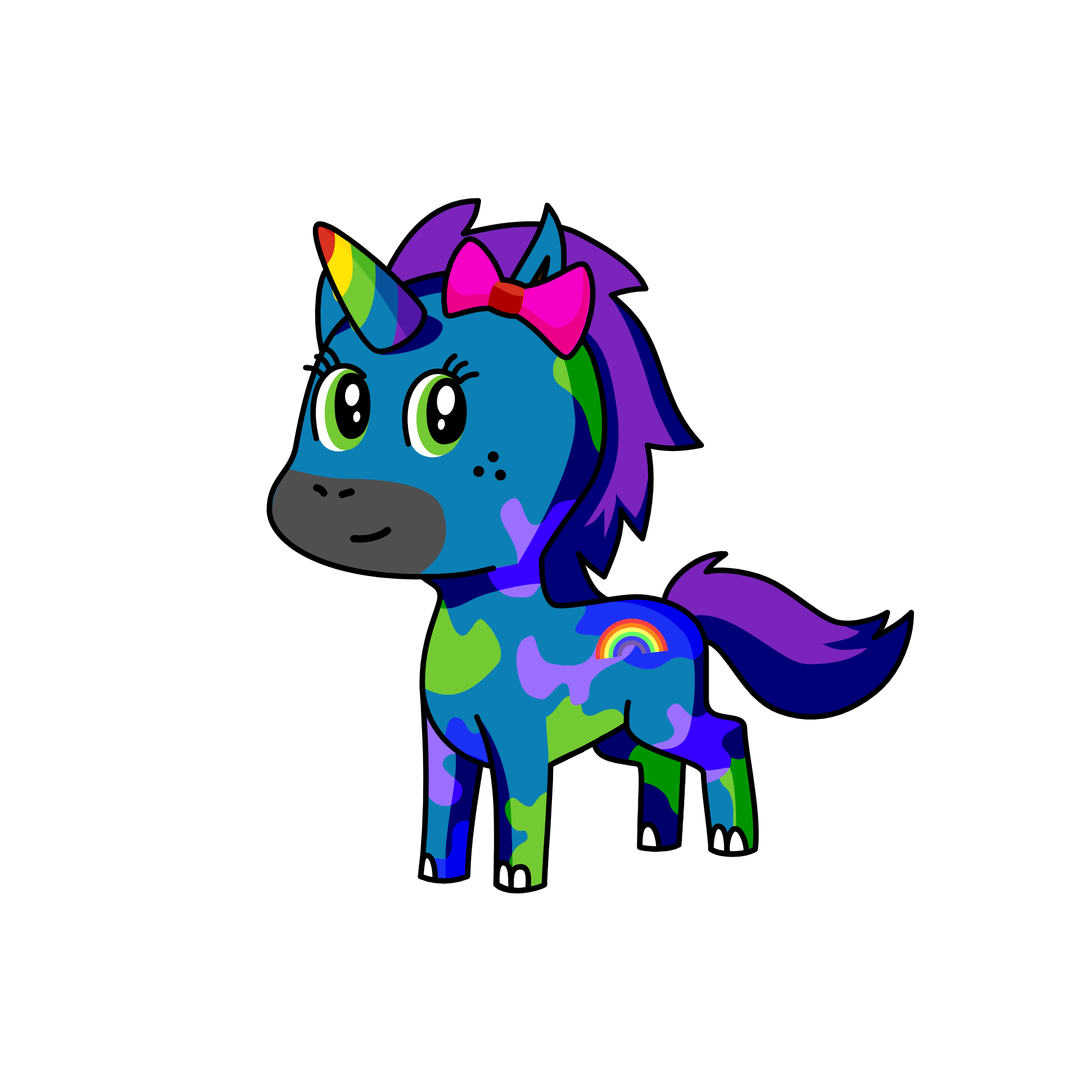 Spring, the unicorn