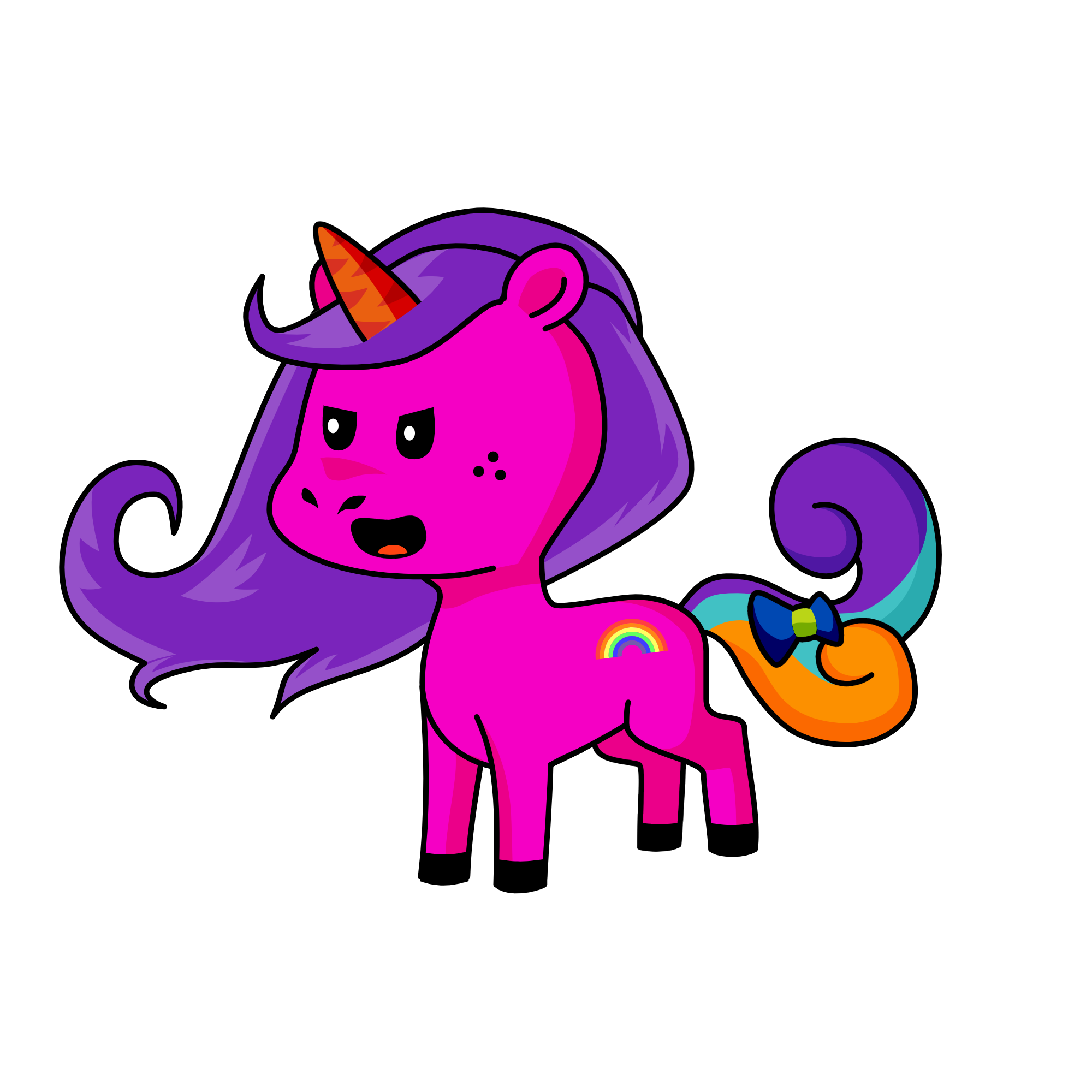 pie, the unicorn