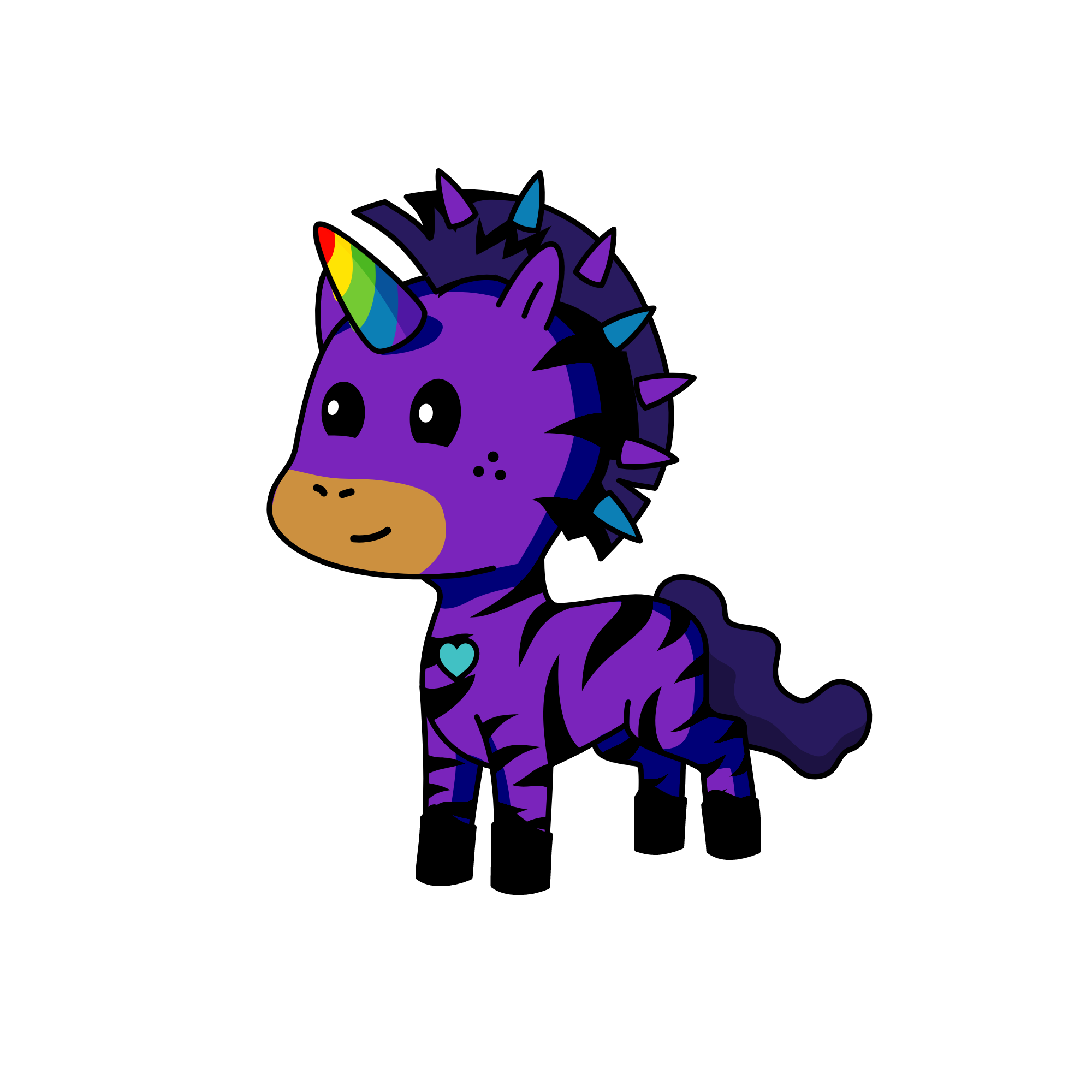 Spike, the unicorn