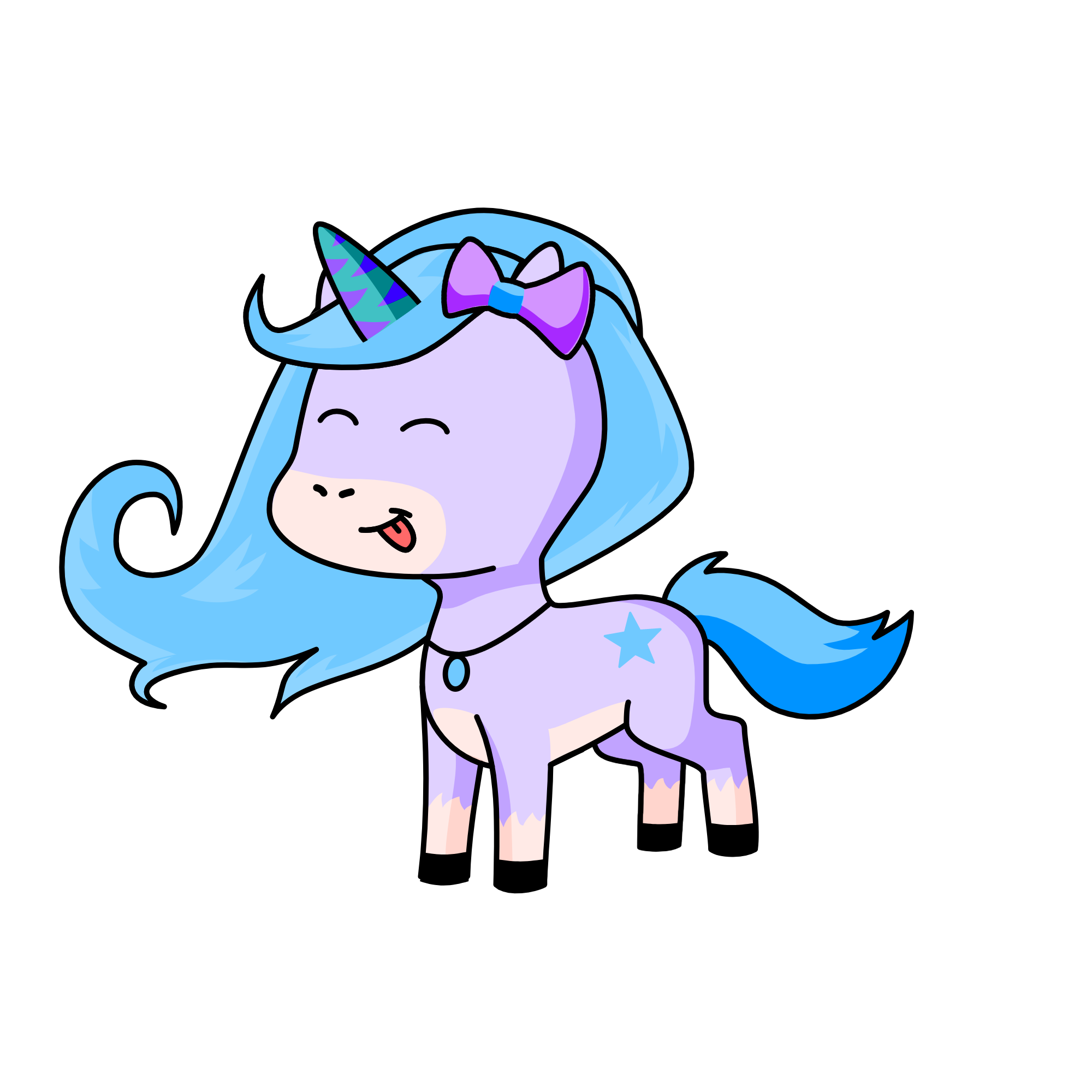 Snowball, the unicorn