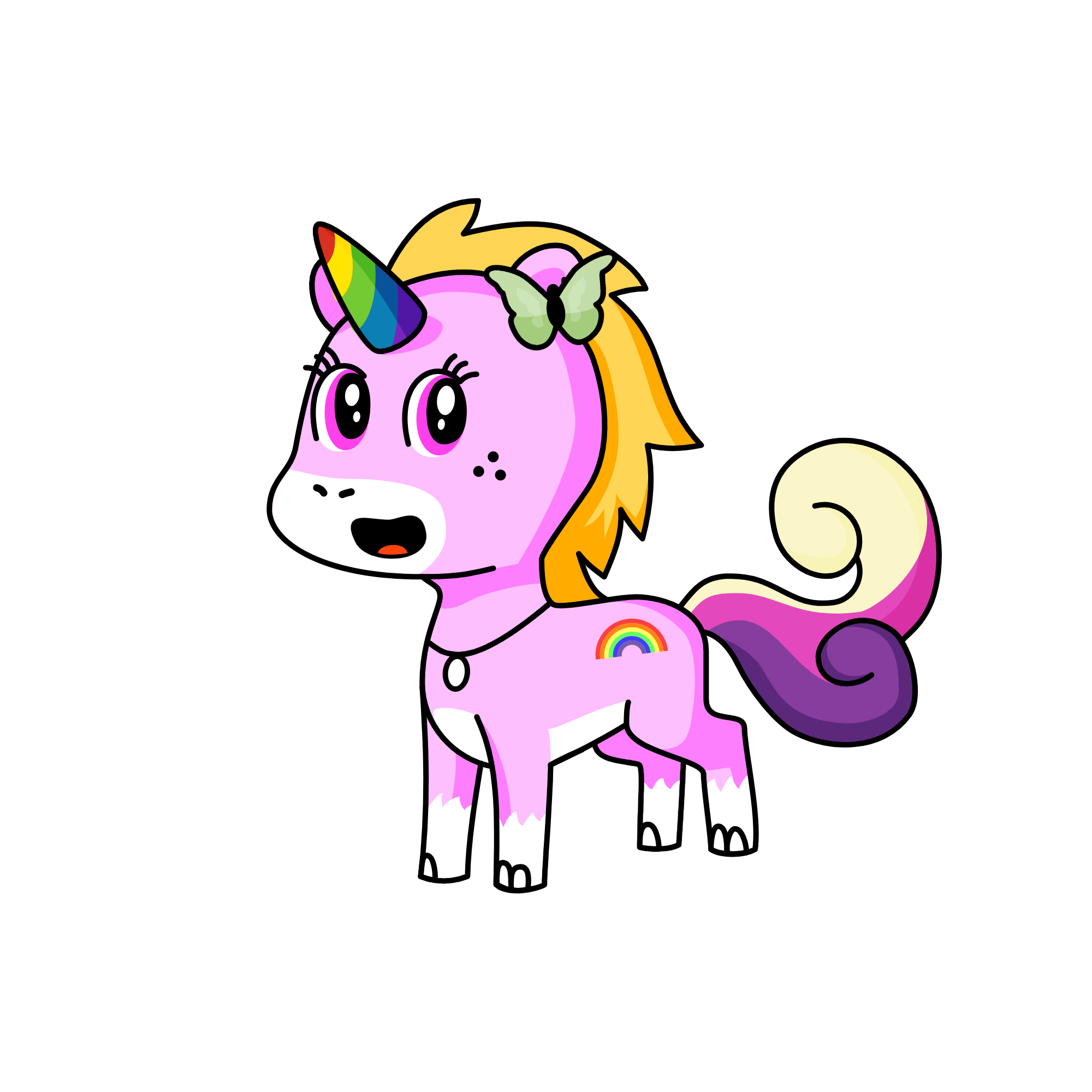 cloudy, the unicorn