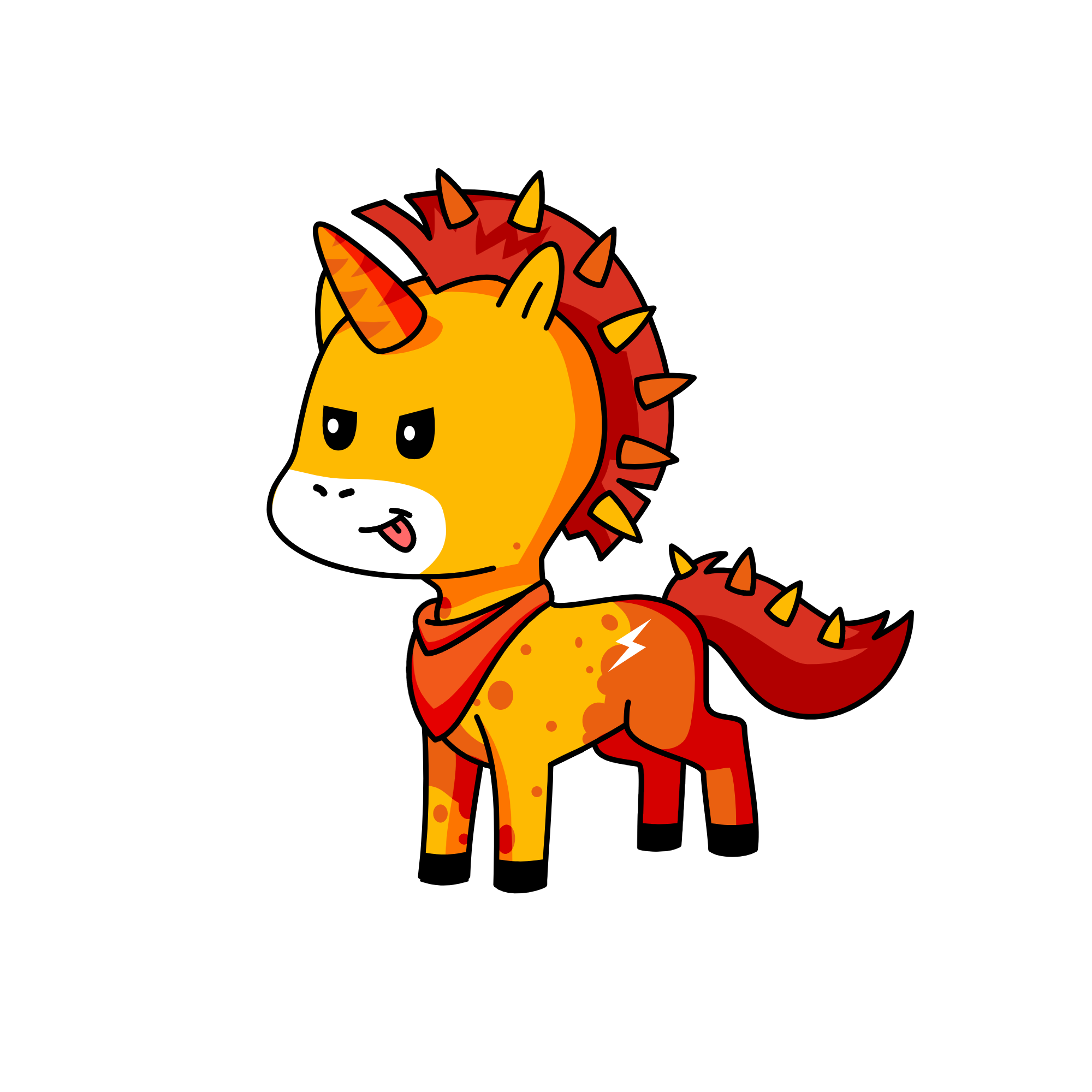 fire, the unicorn