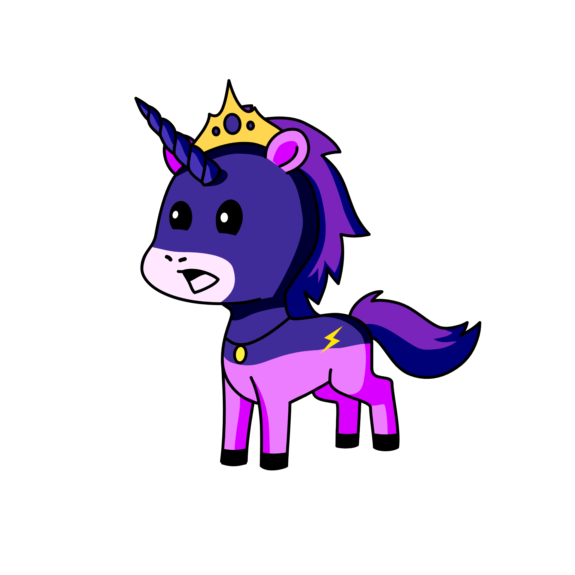 Night Shadow, the unicorn