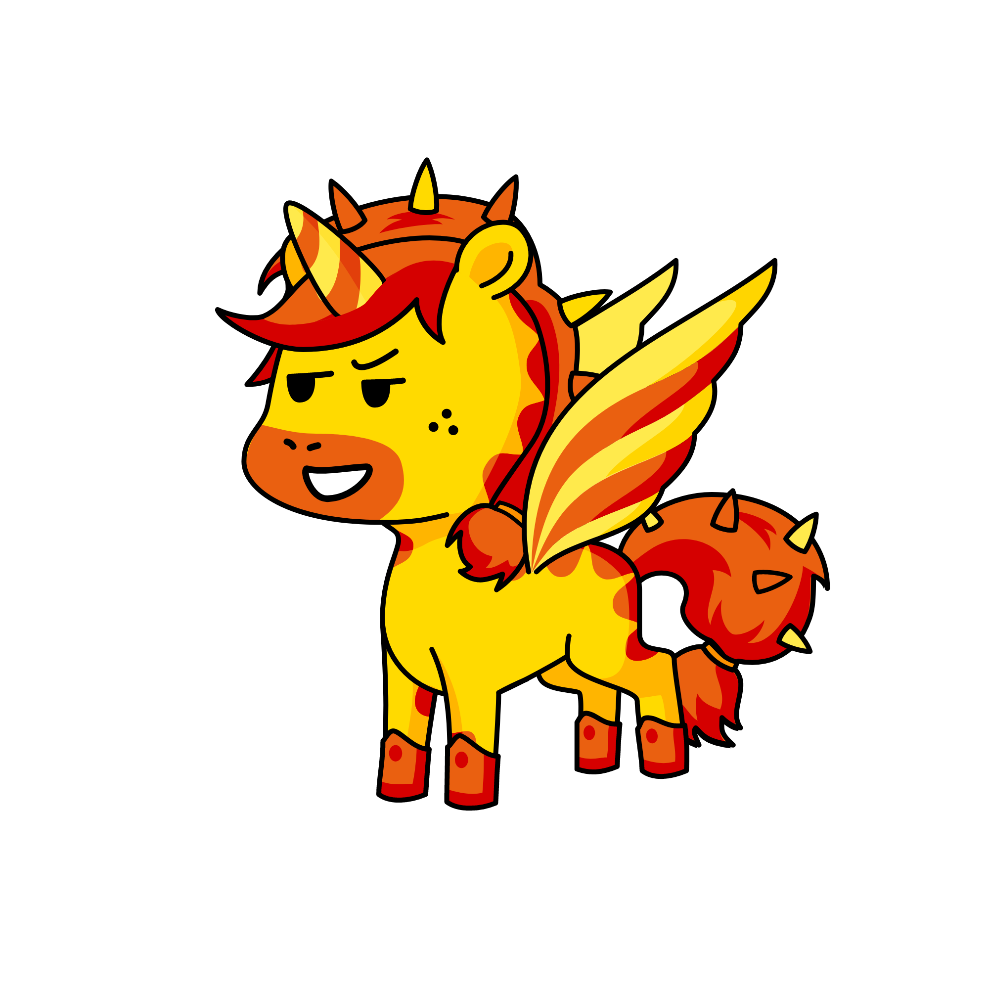 Pizza, the unicorn