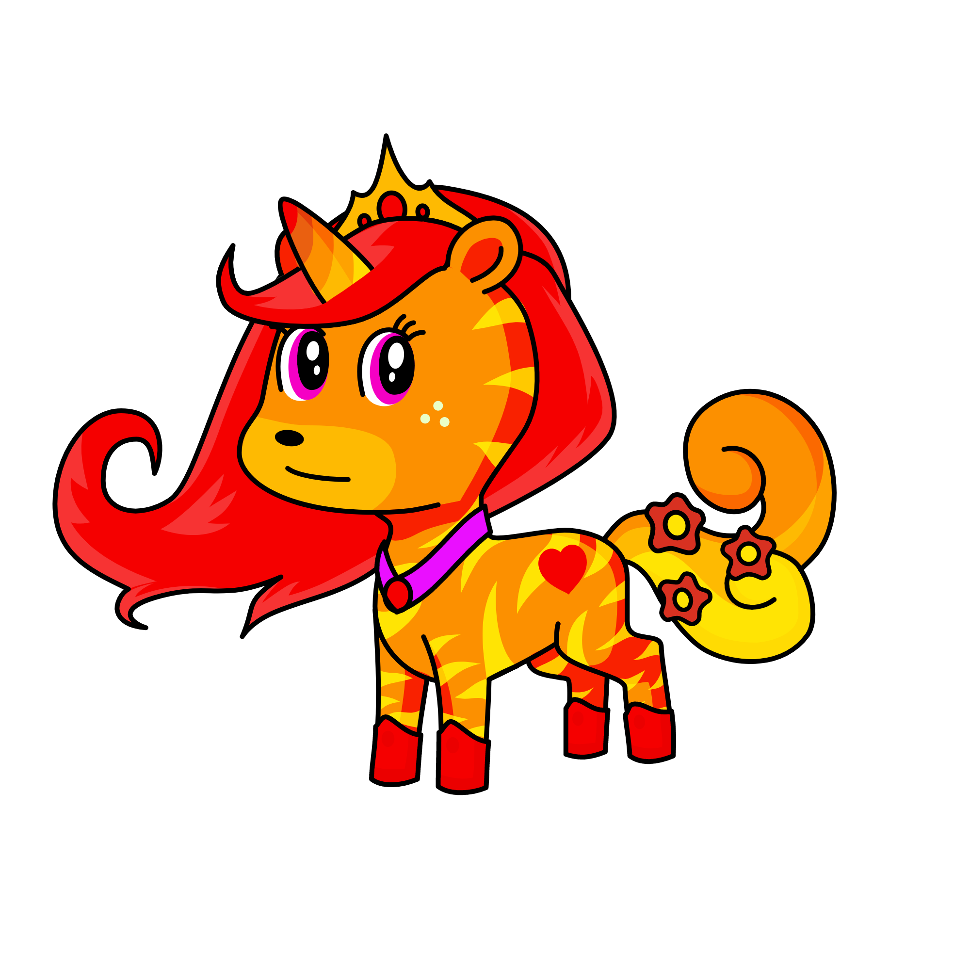 flacara, the unicorn