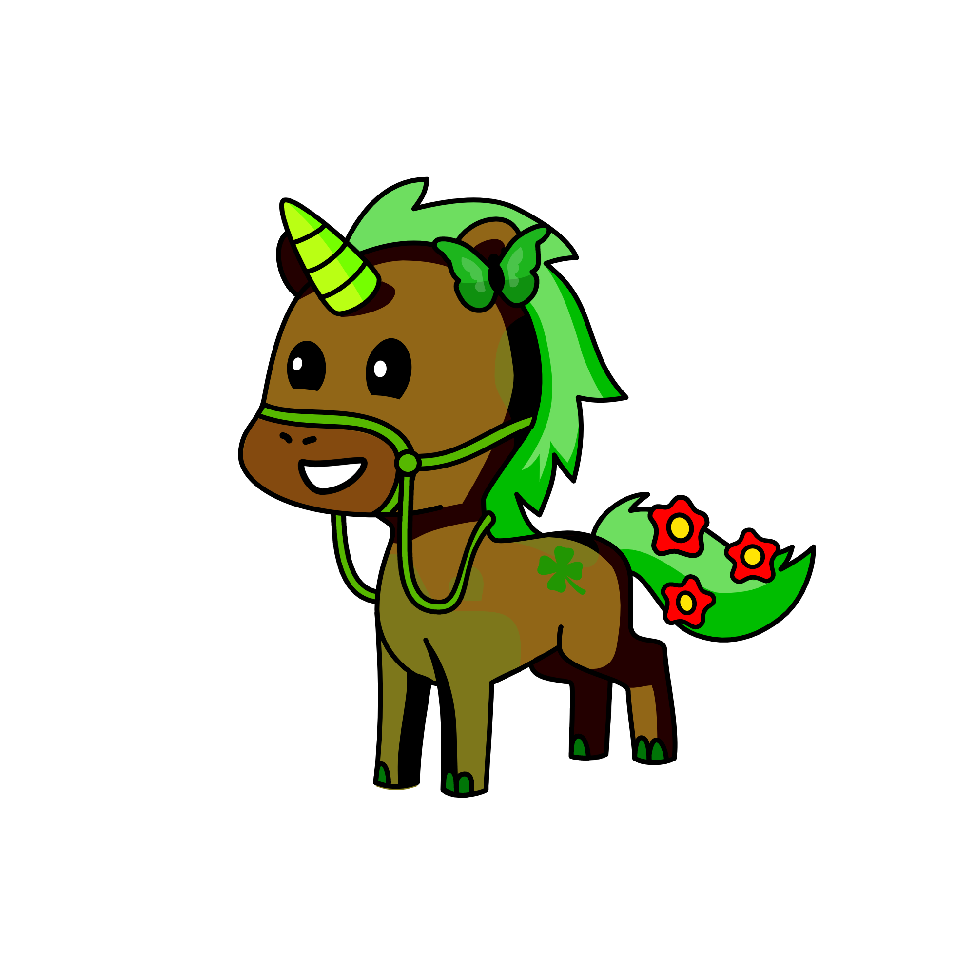 Earthy Boi, the unicorn