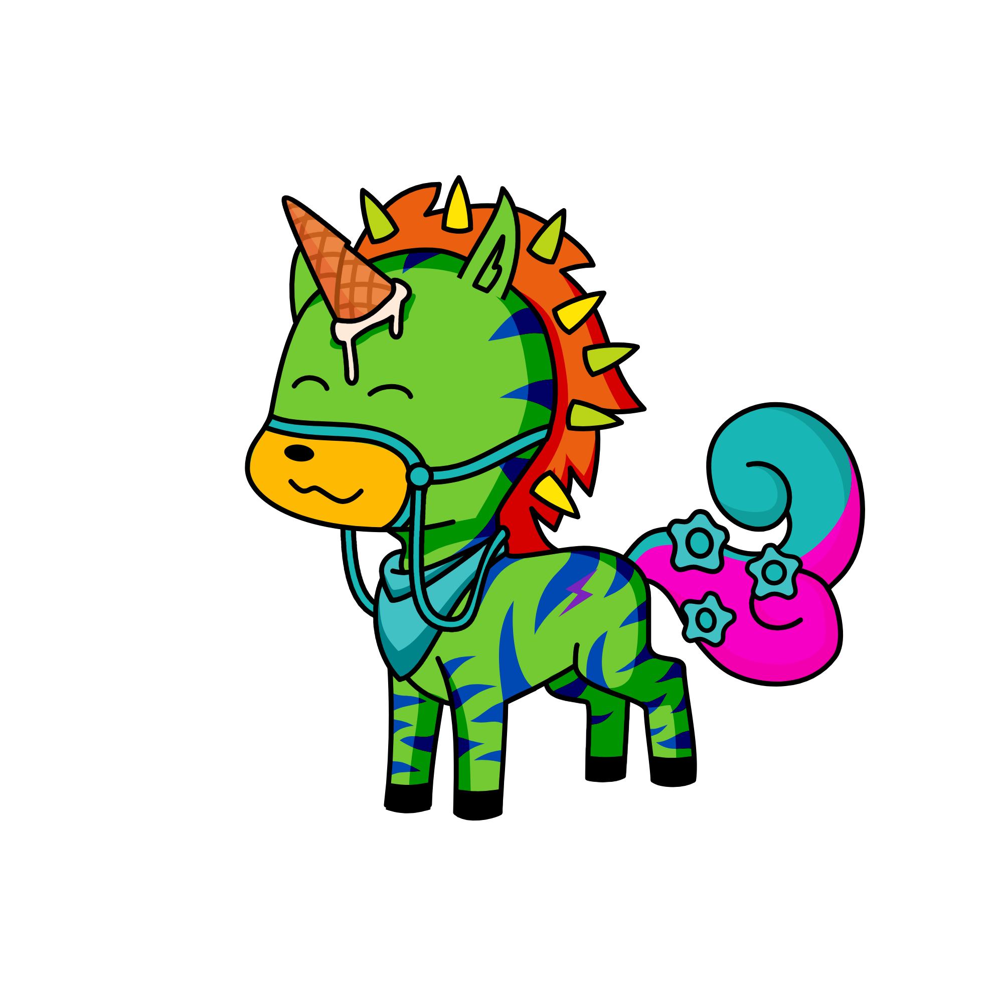 i m ice cream head, the unicorn