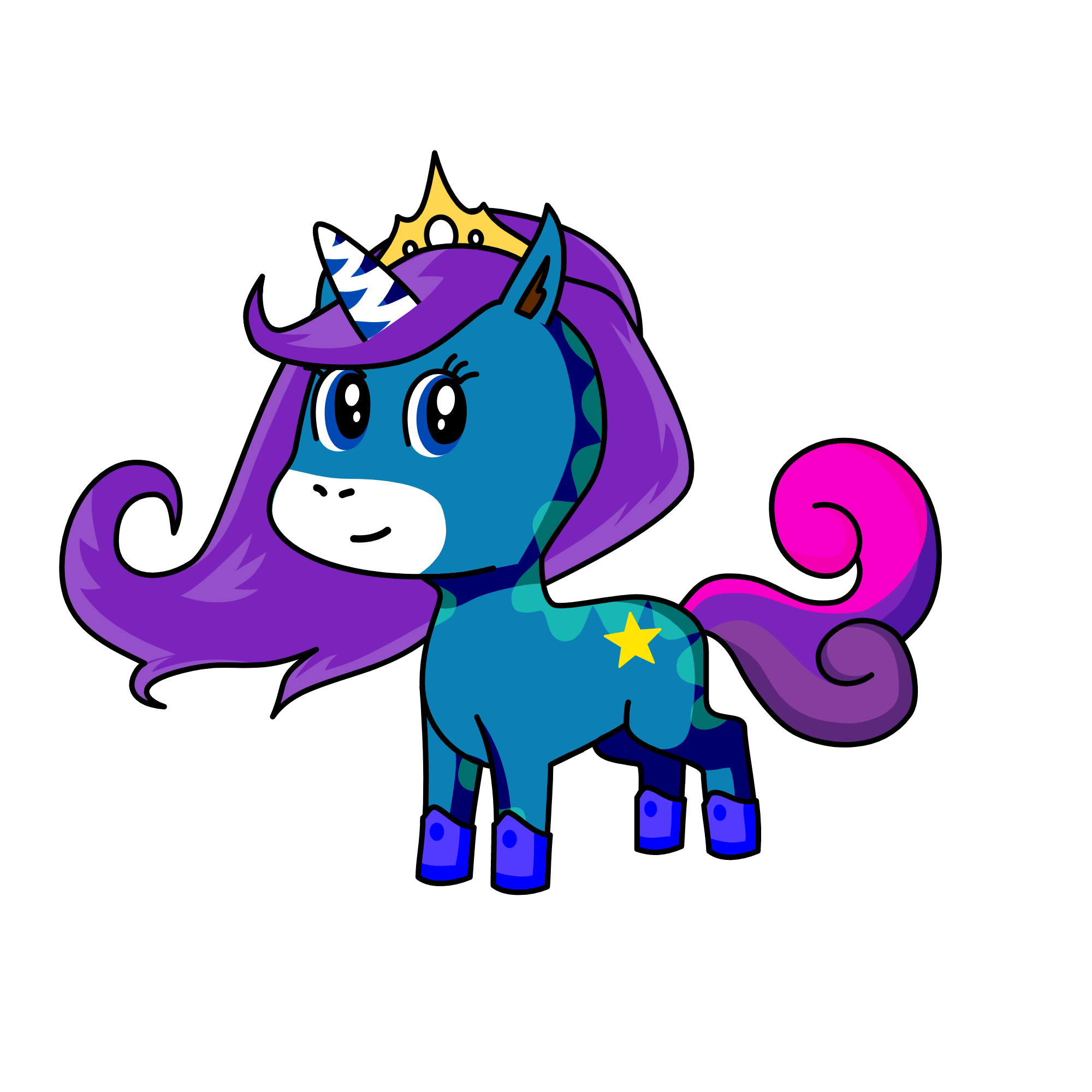 moon, the unicorn