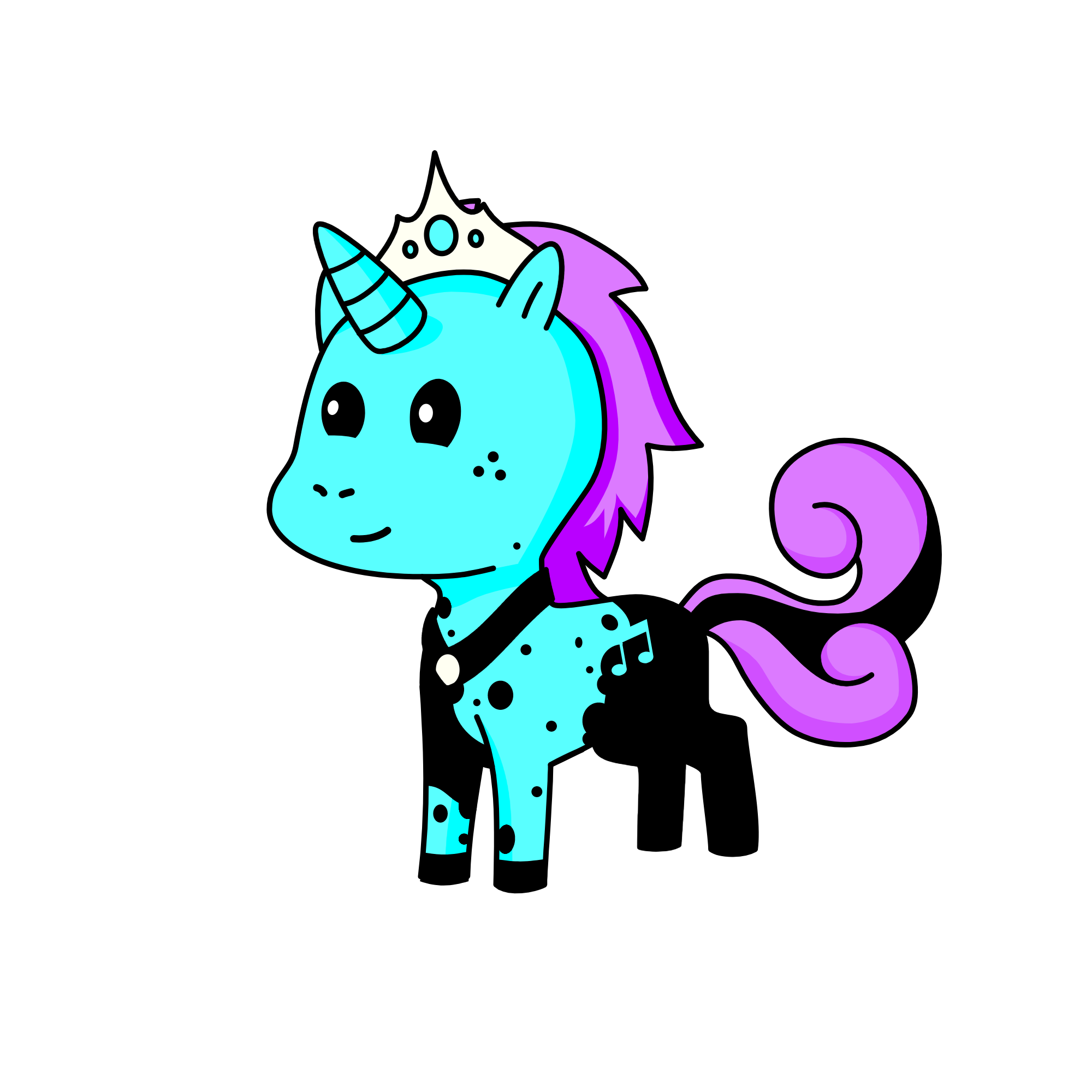 Sky, the unicorn