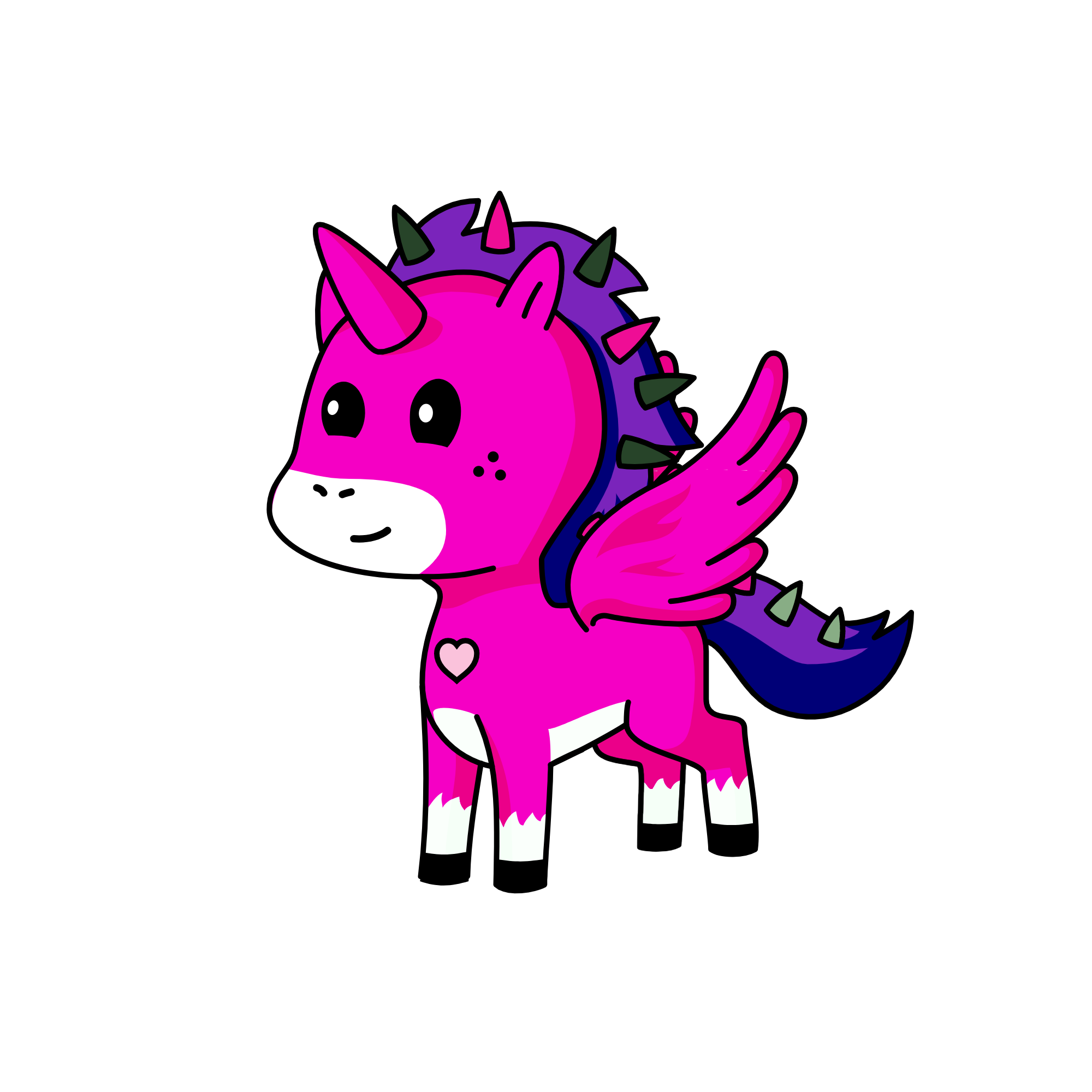 pinky, the unicorn