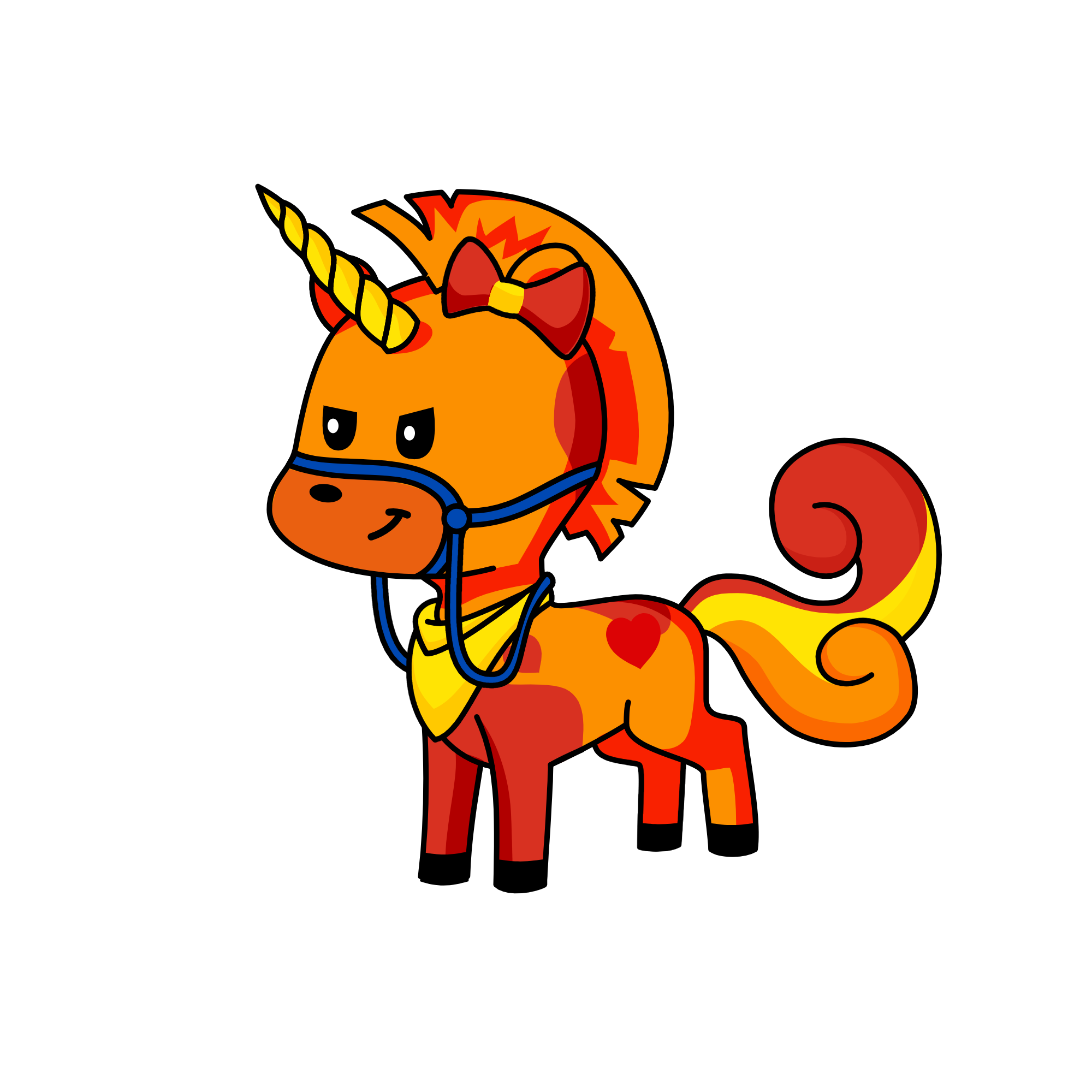 Fire, the unicorn