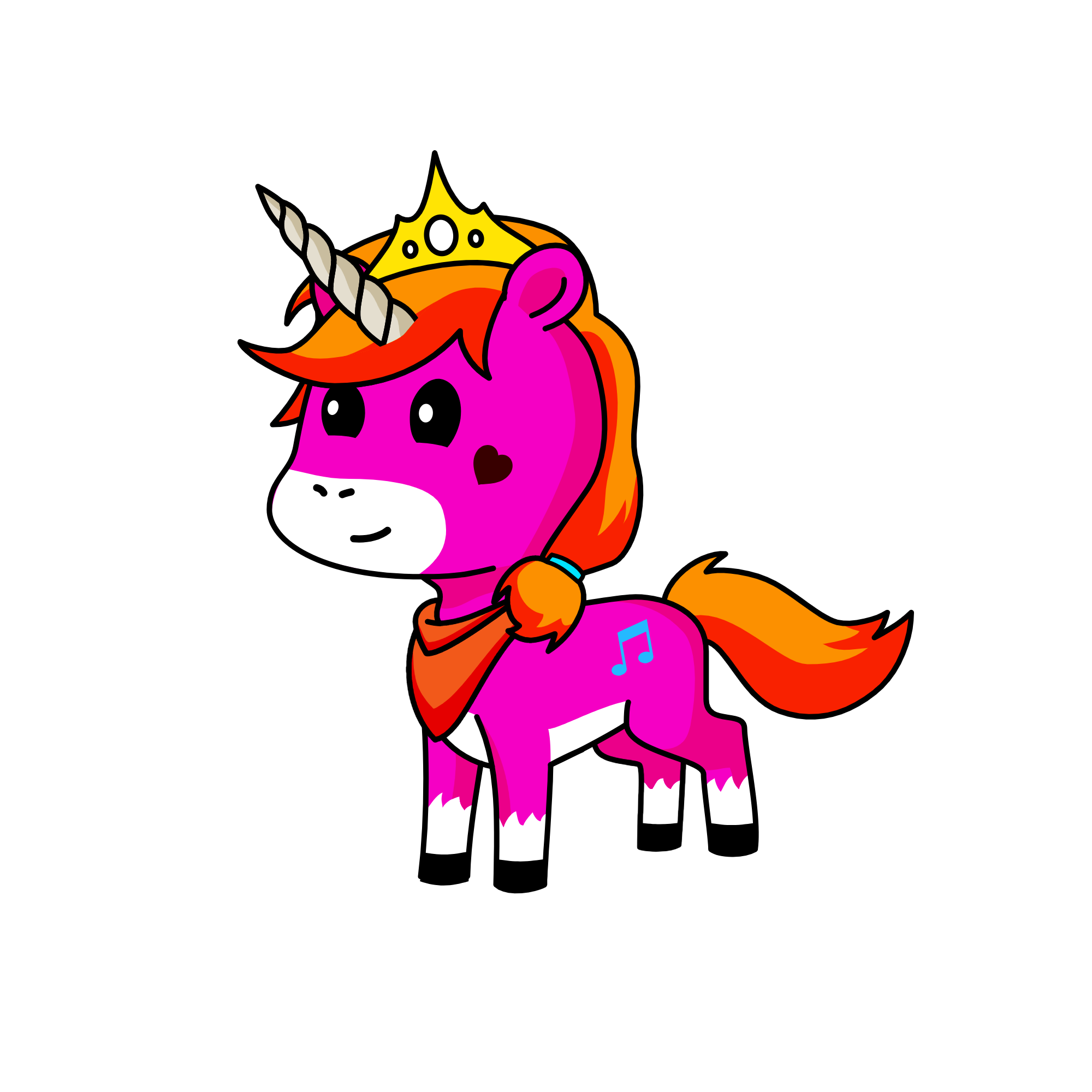 preshious, the unicorn