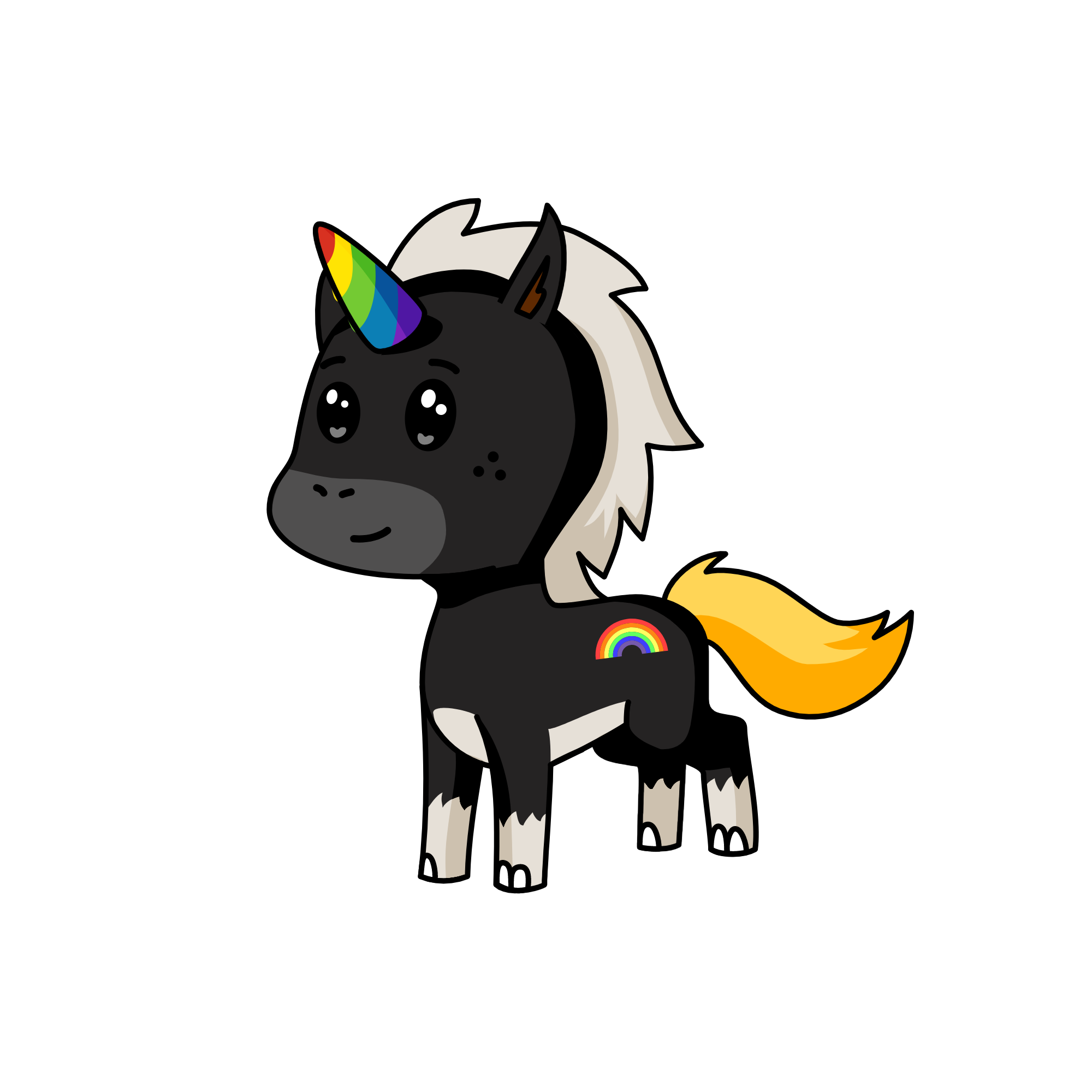 rainbow, the unicorn