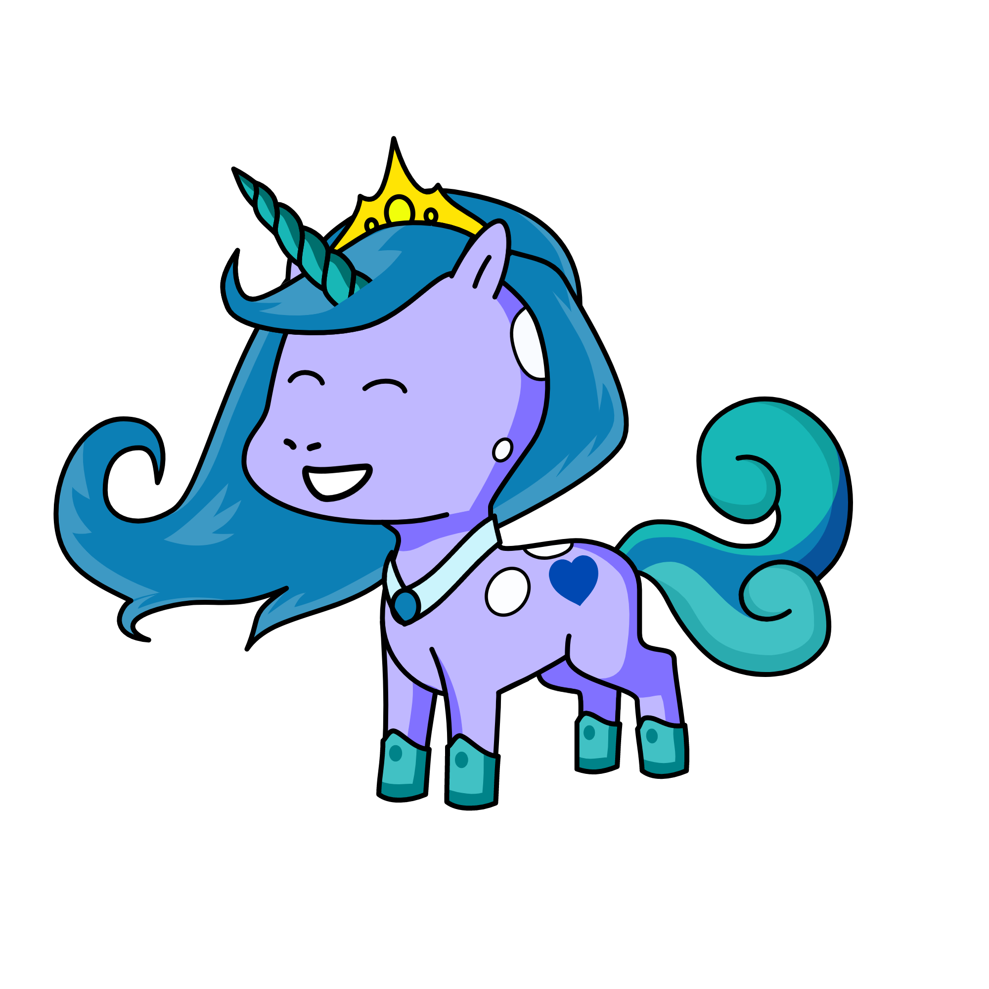 Midnight, the unicorn