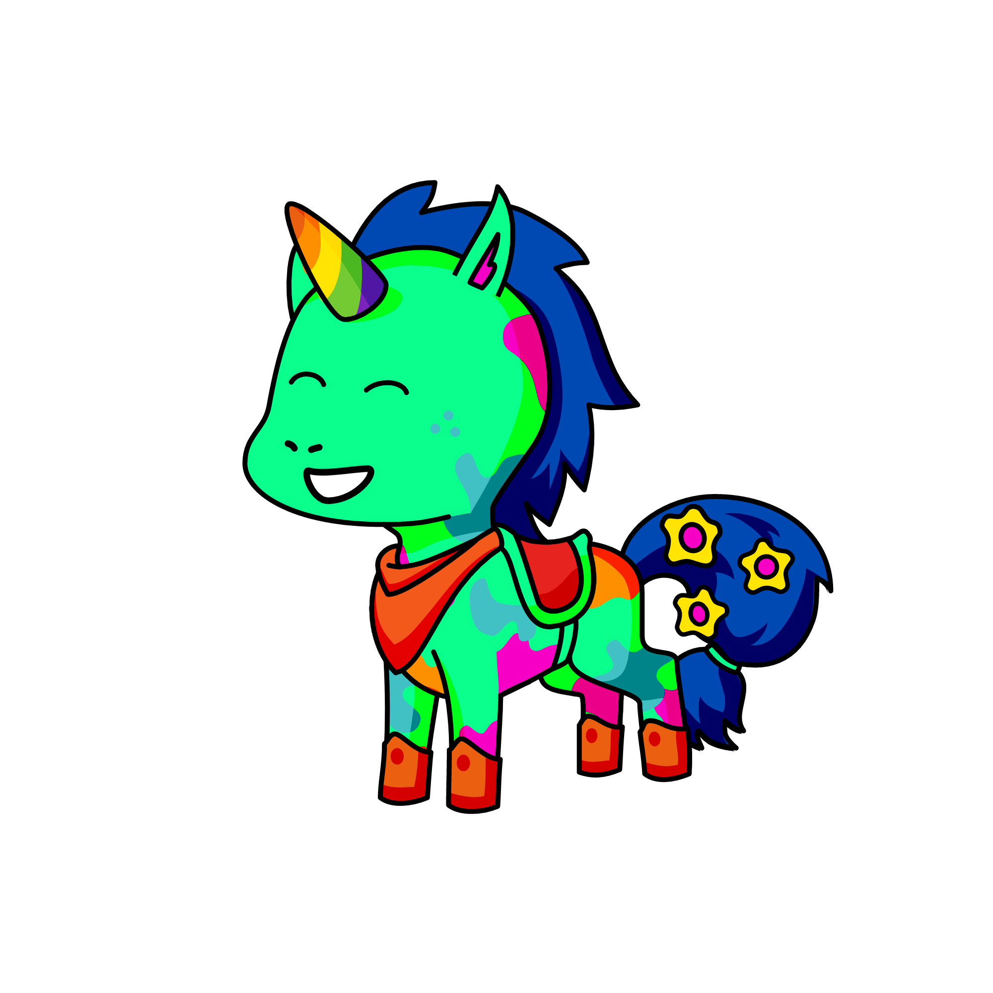dasher, the unicorn
