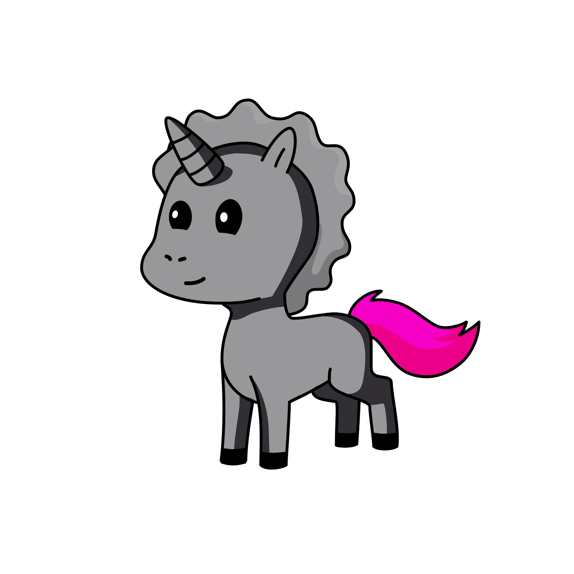 And mouse goes sweak, the unicorn