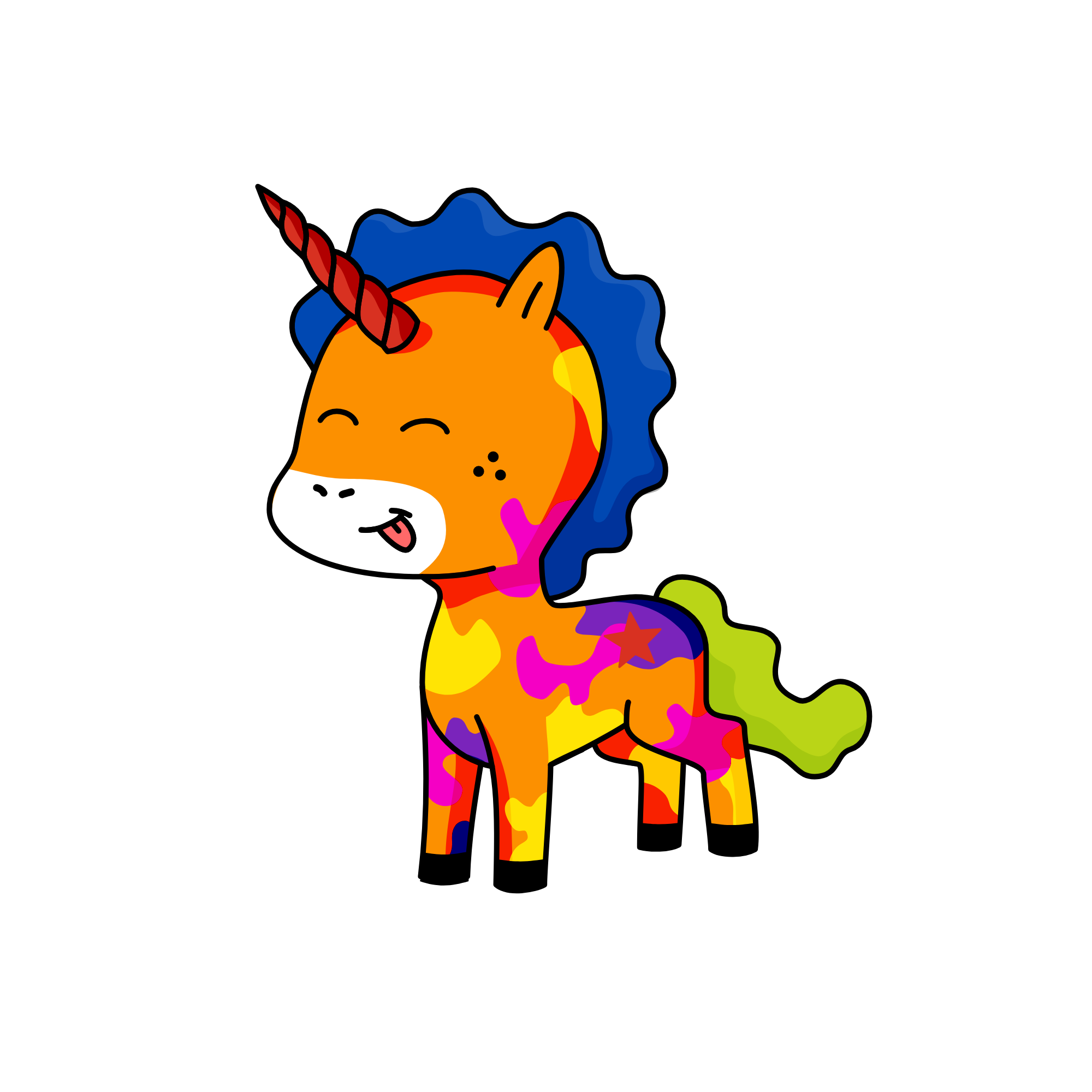 Rainy the Rainbow unicorn!, the unicorn