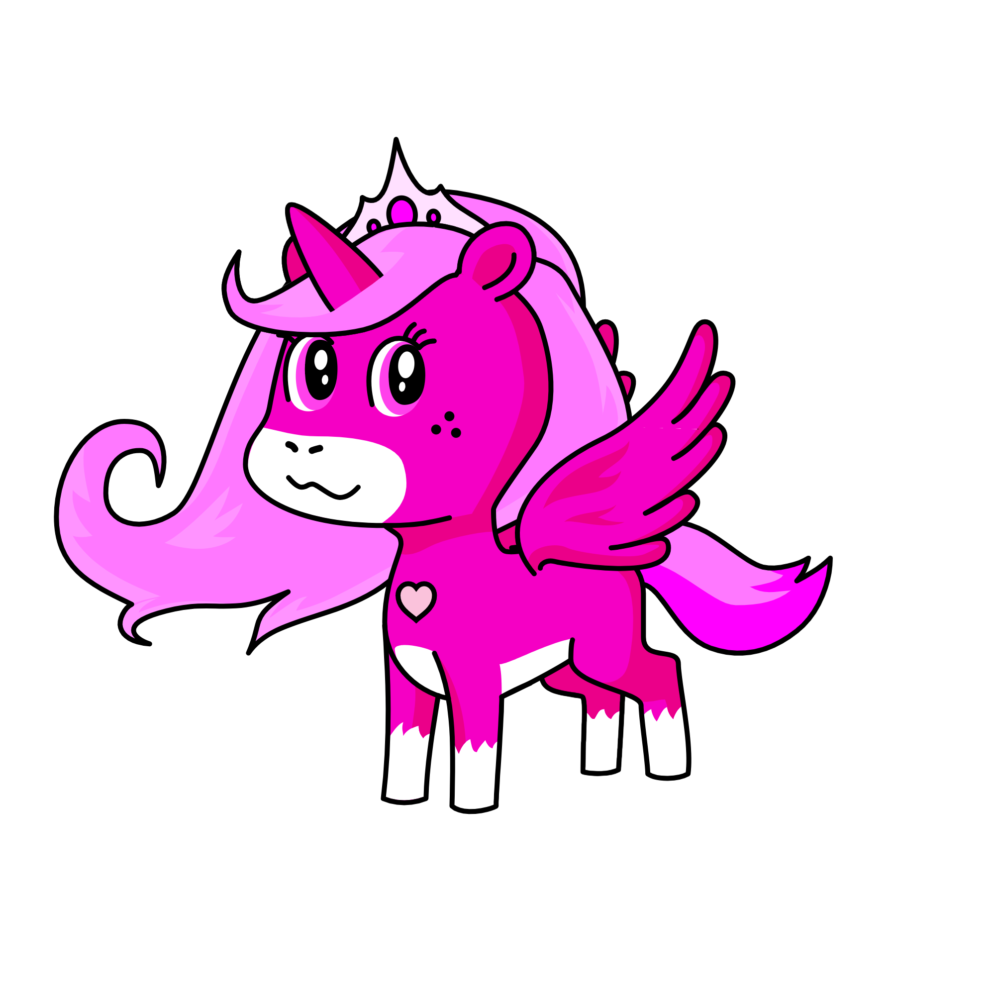princess Rose, the unicorn